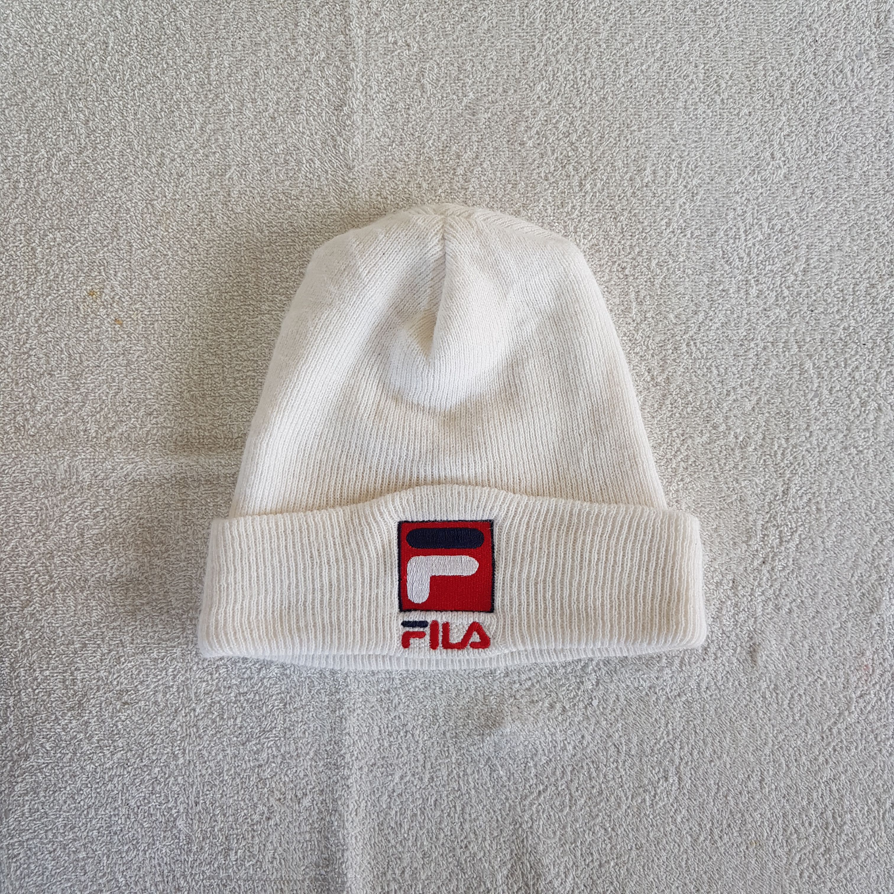Fila Vintage 90s Fila Beanie Snow Caps Hats Size ONE SIZE - 4 Thumbnail