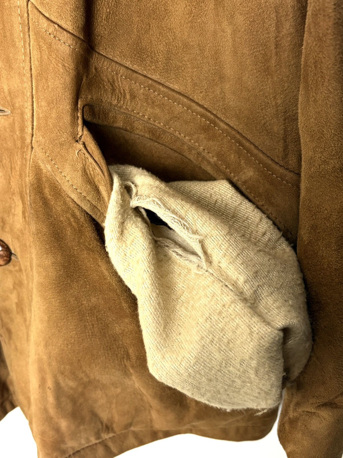 Genuine Leather Amalgamation Suede Leather Western Coat Size US L / EU 52-54 / 3 - 21 Thumbnail