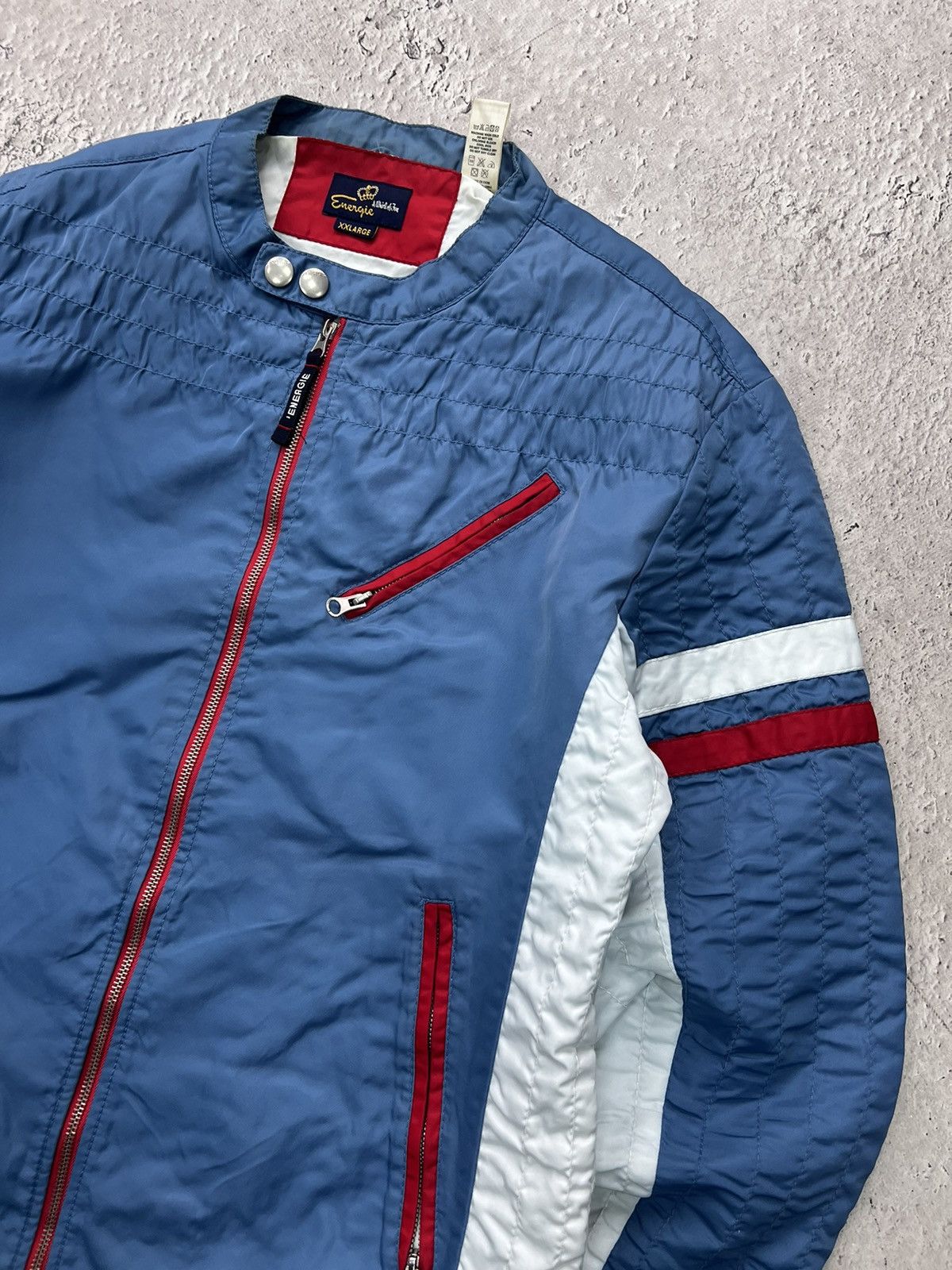 Diesel × If Six Was Nine × Le Grande Bleu (L.G.B.) VINTAGE RACING Y2K ENERGIE MAISON MARGIELA STYLE JACKET Size US XL / EU 56 / 4 - 5 Thumbnail