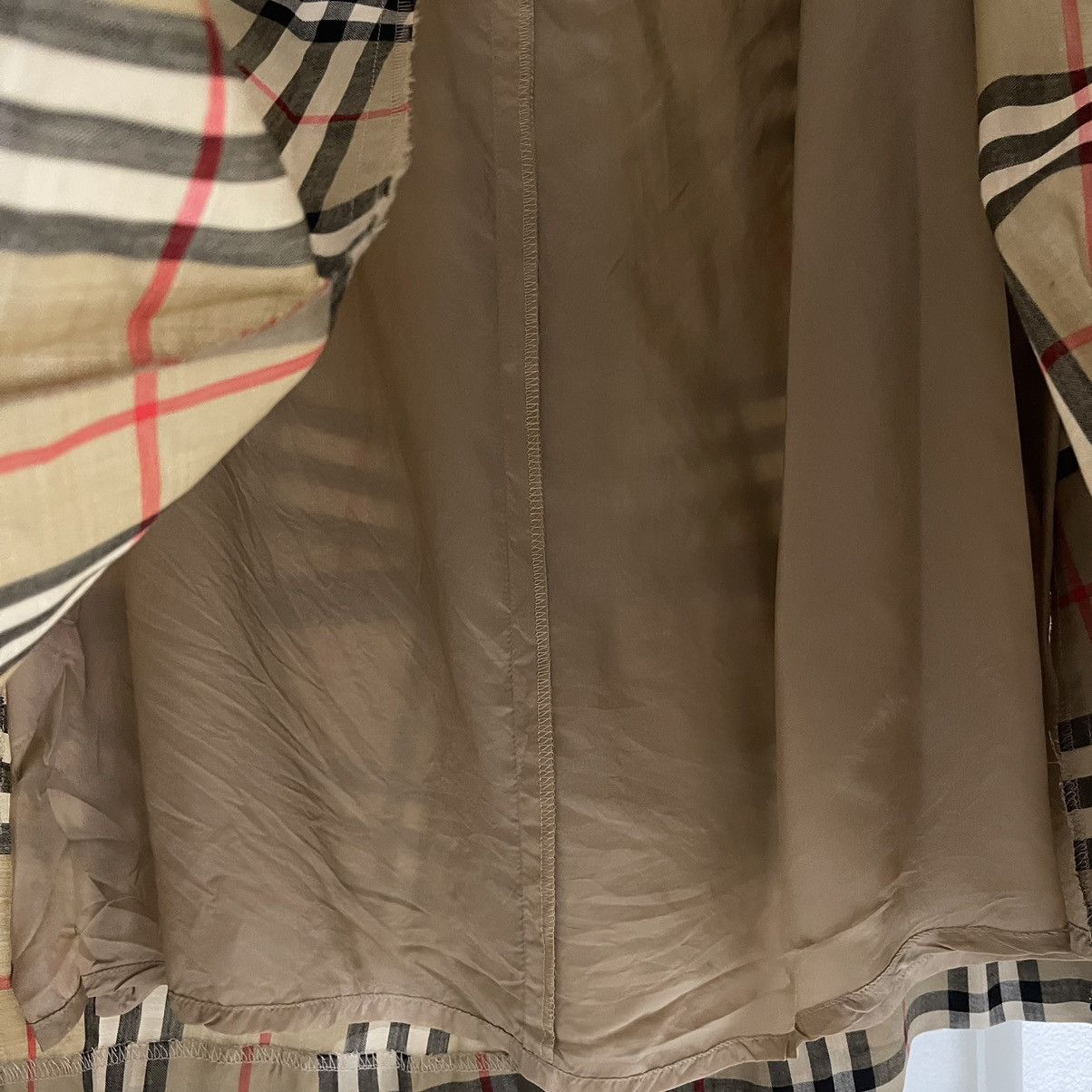 Burberry 🔥Vintage 90s🔥Burberrys Nova Check Midi Skirt Size 27" / US 4 / IT 40 - 9 Thumbnail