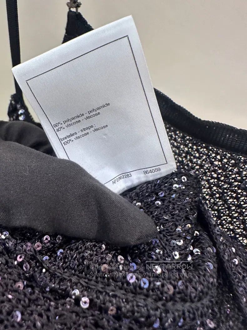 Chanel Chanel Black flashing strap Size XXS / US 00 / IT 34 - 5 Thumbnail