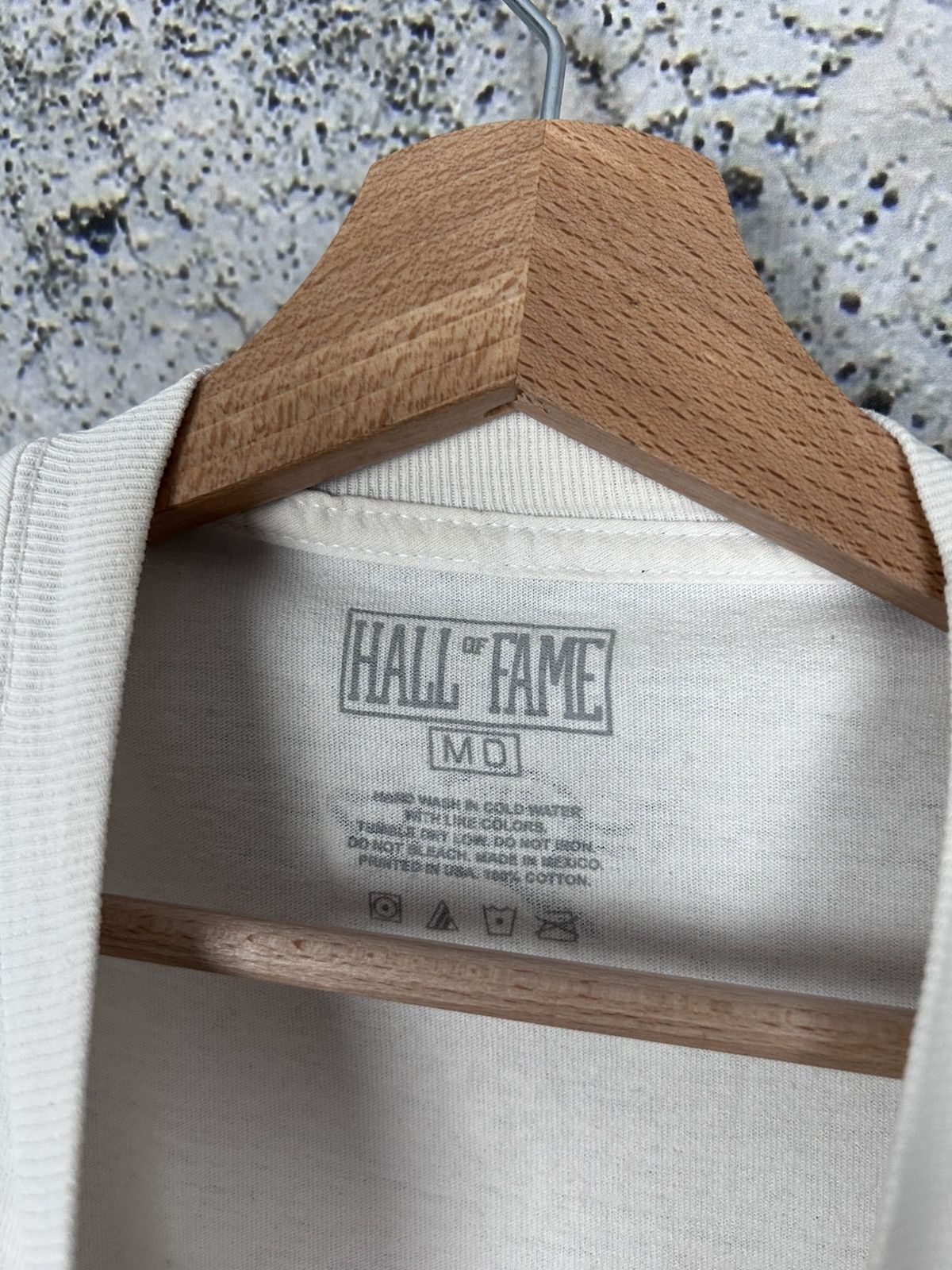 Vintage Cropped Tee Graphic Hall Of Fame Boxy in White, Men's — image 6 of 6