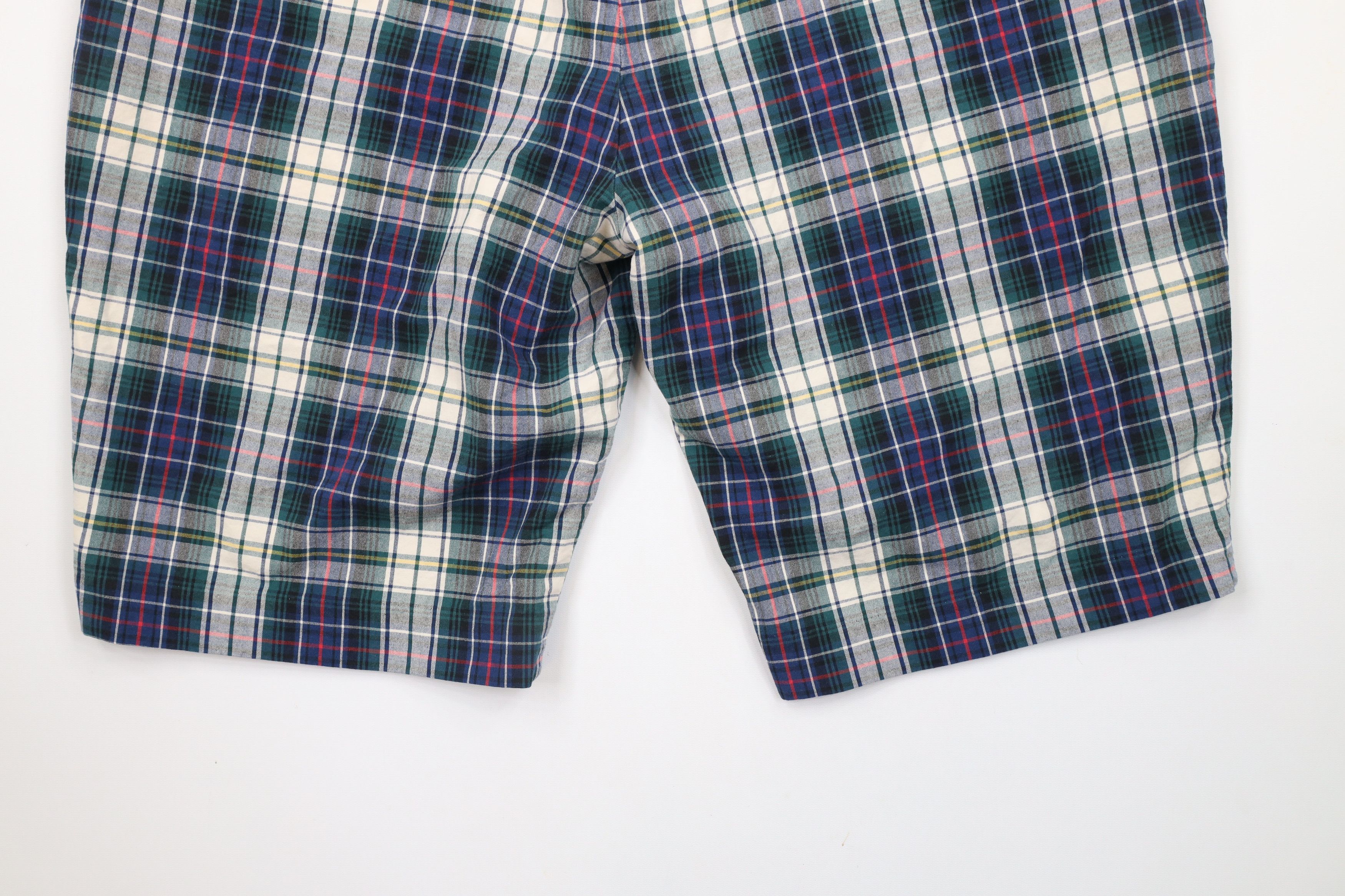 Ralph Lauren × Vintage Vintage 90s Ralph Lauren Golf Chino Shorts Plaid Cotton Size US 40 / EU 56 - 10 Thumbnail