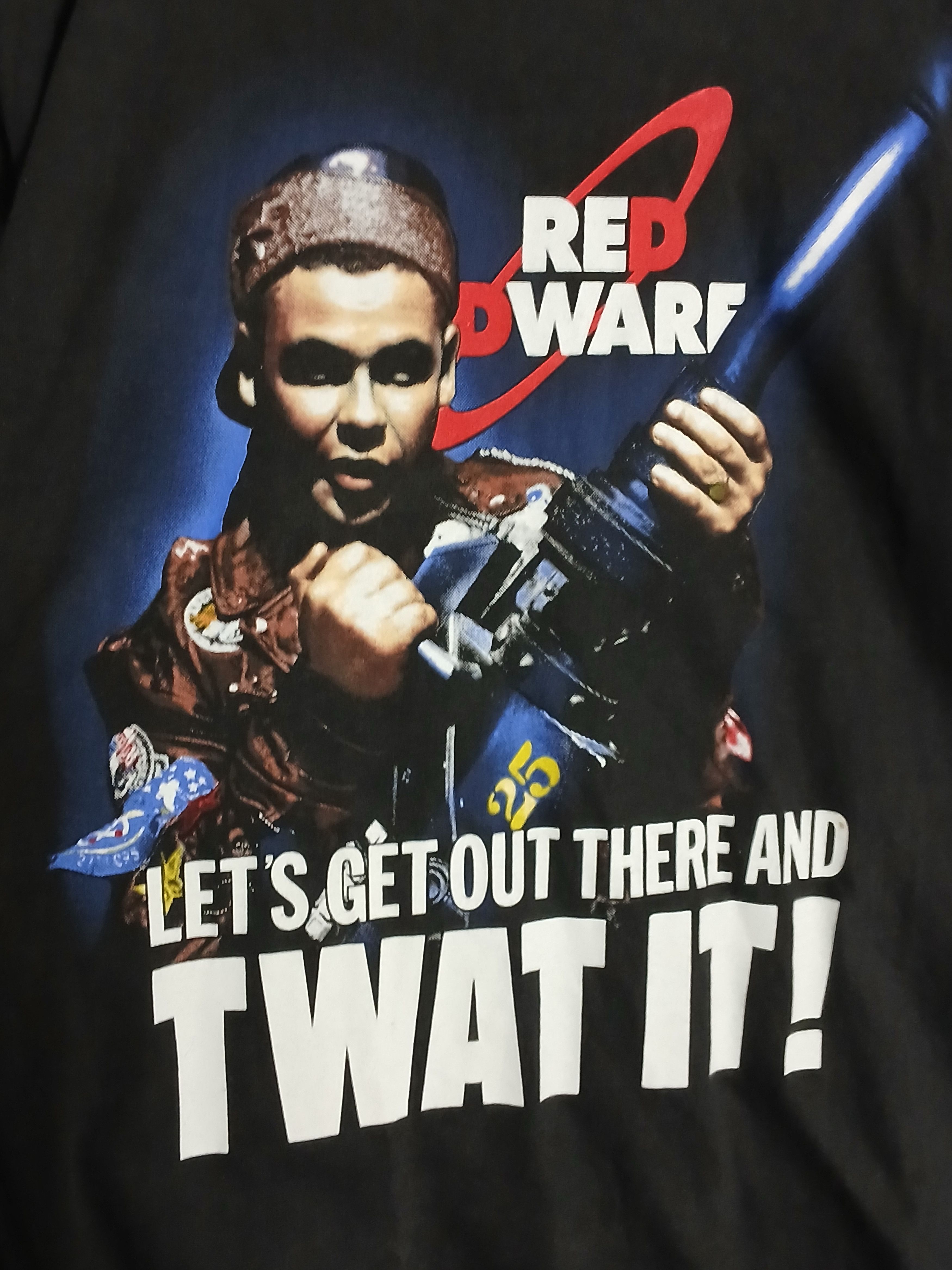 Vintage Vintage Red Dwarf Movie T-Shirt Size US L / EU 52-54 / 3 - 3 Thumbnail