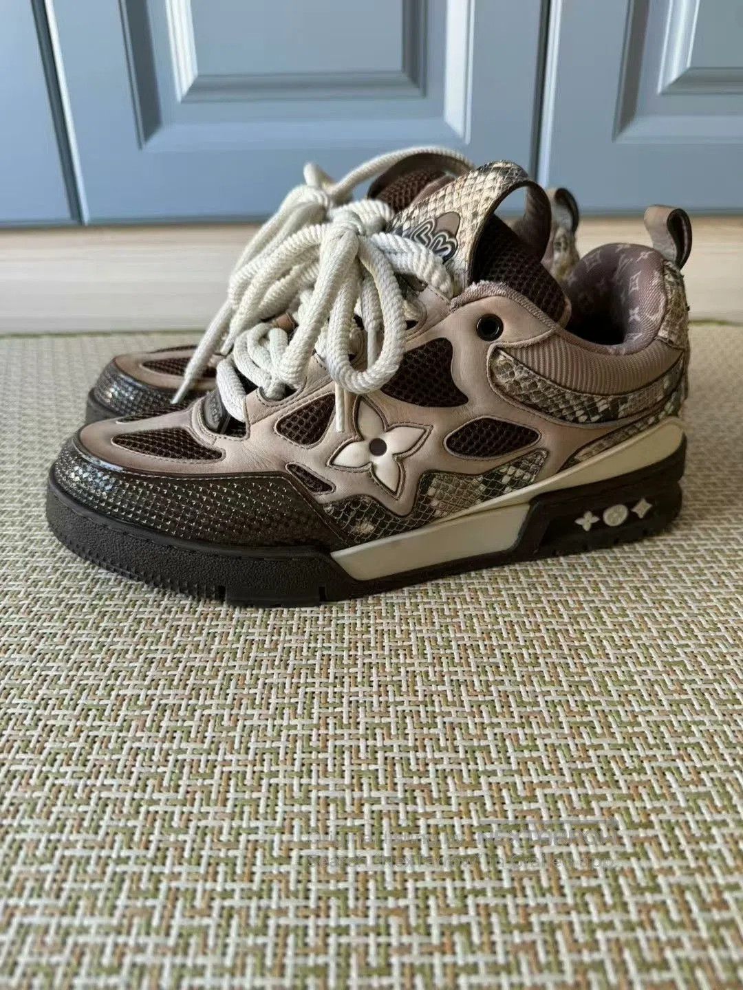 Louis Vuitton louis vuitton skate snake skin shoes size 7. Size US 7 / EU 40 - 1 Thumbnail