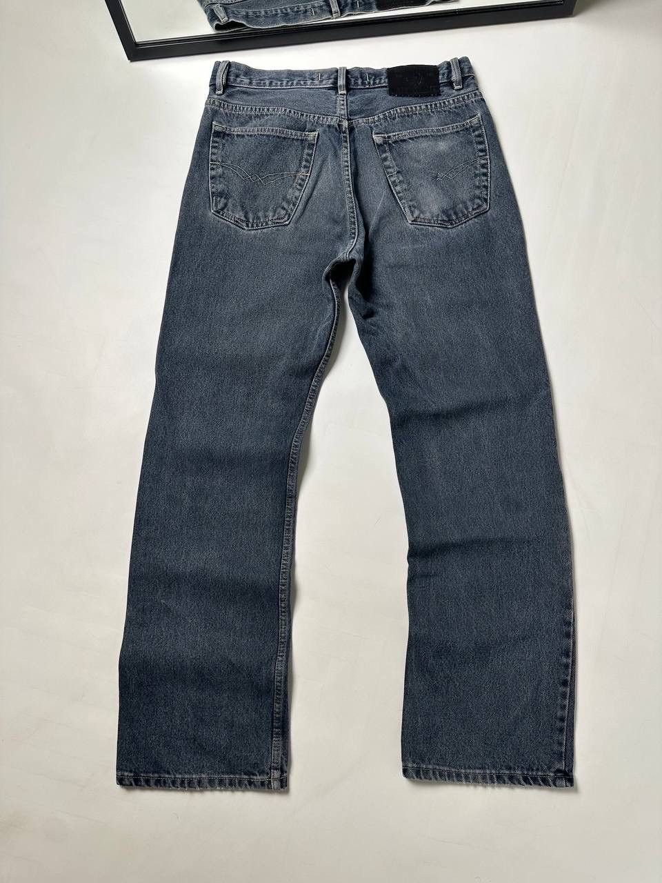 Diesel Diesel Gray Vintage Wide Baggy Jeans Size 33 Size US 33 - 8 Thumbnail