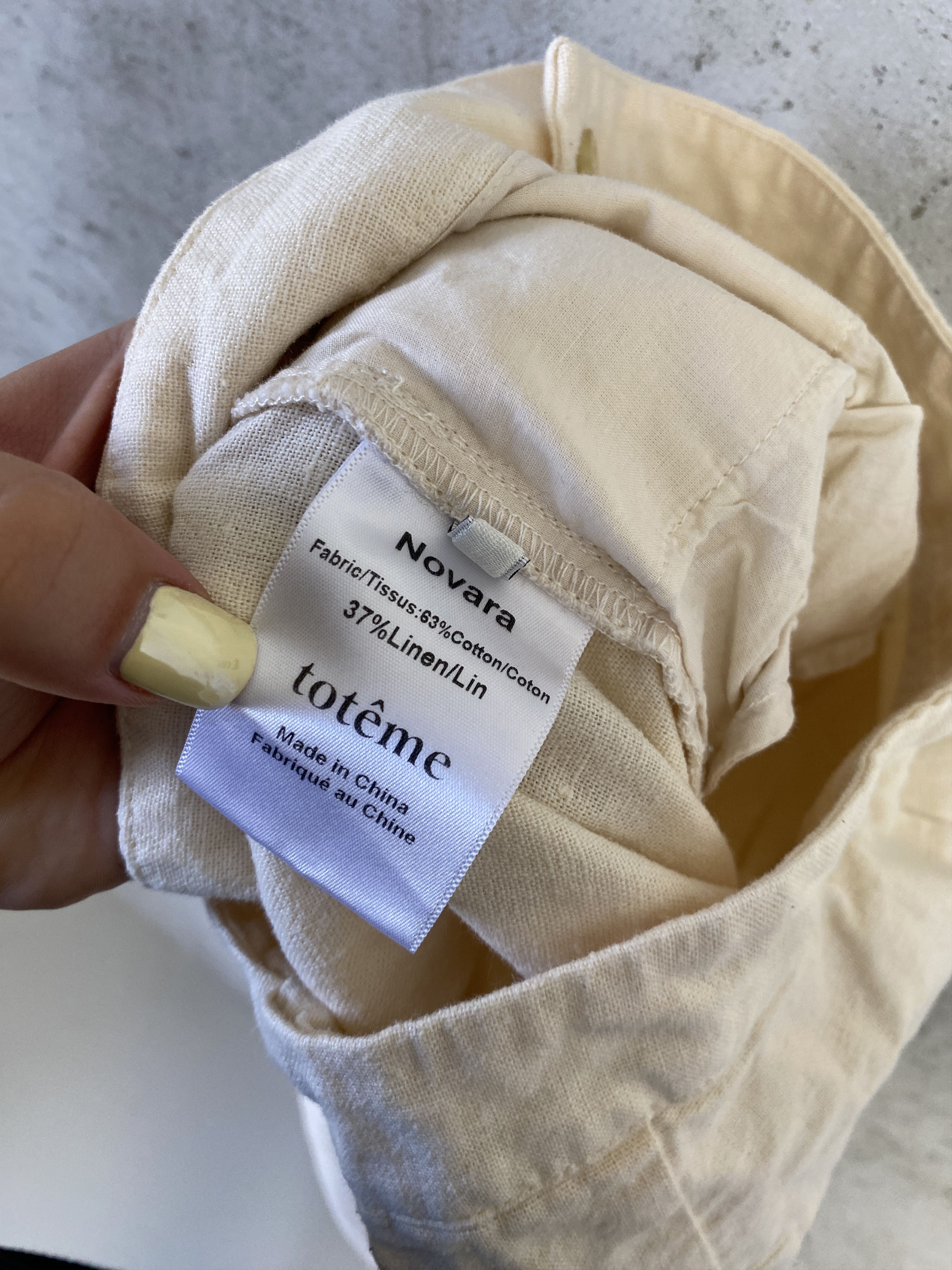 Toteme Toteme cotton linen casual pants formal Size 23" - 7 Thumbnail