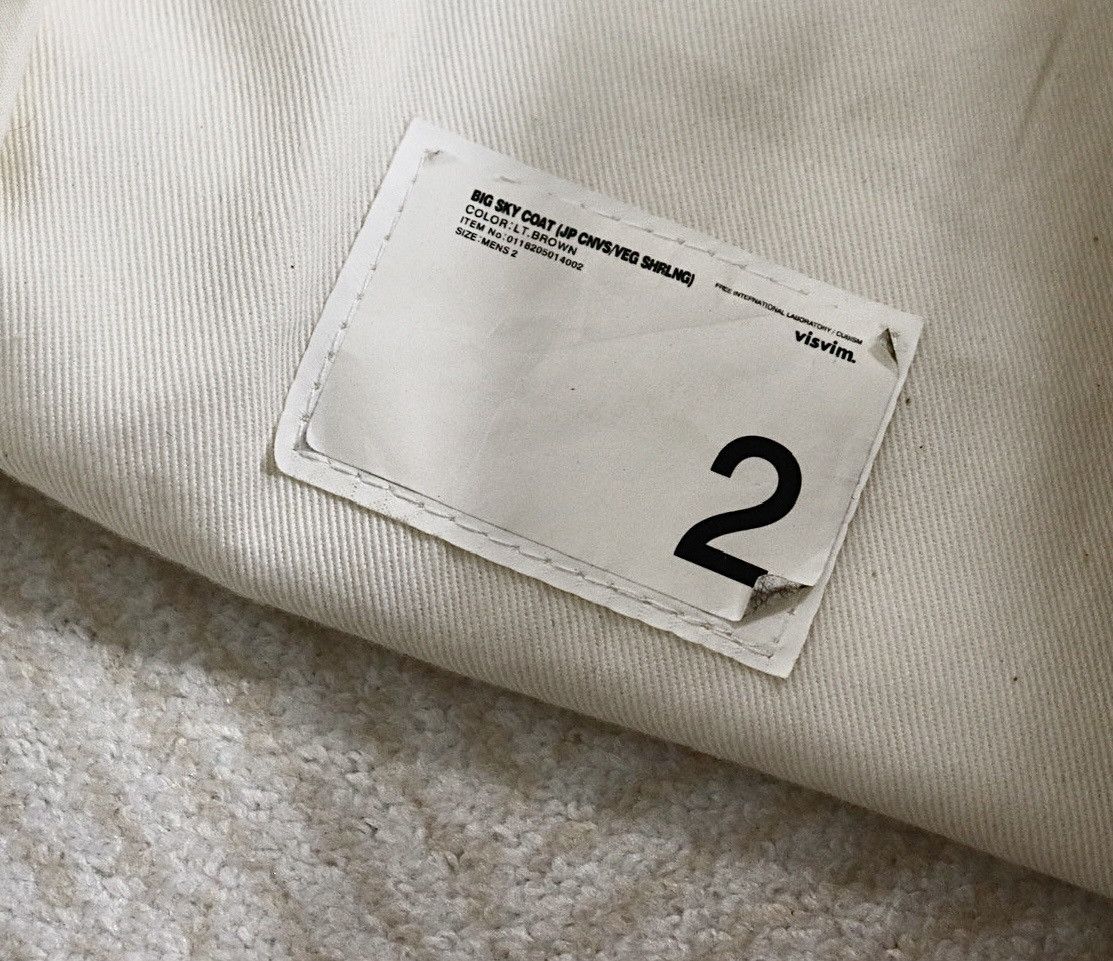 Visvim Visvim 18aw Big Sky Coat (JP Cnvs/Veg Shrling） Size US M / EU 48-50 / 2 - 15 Thumbnail