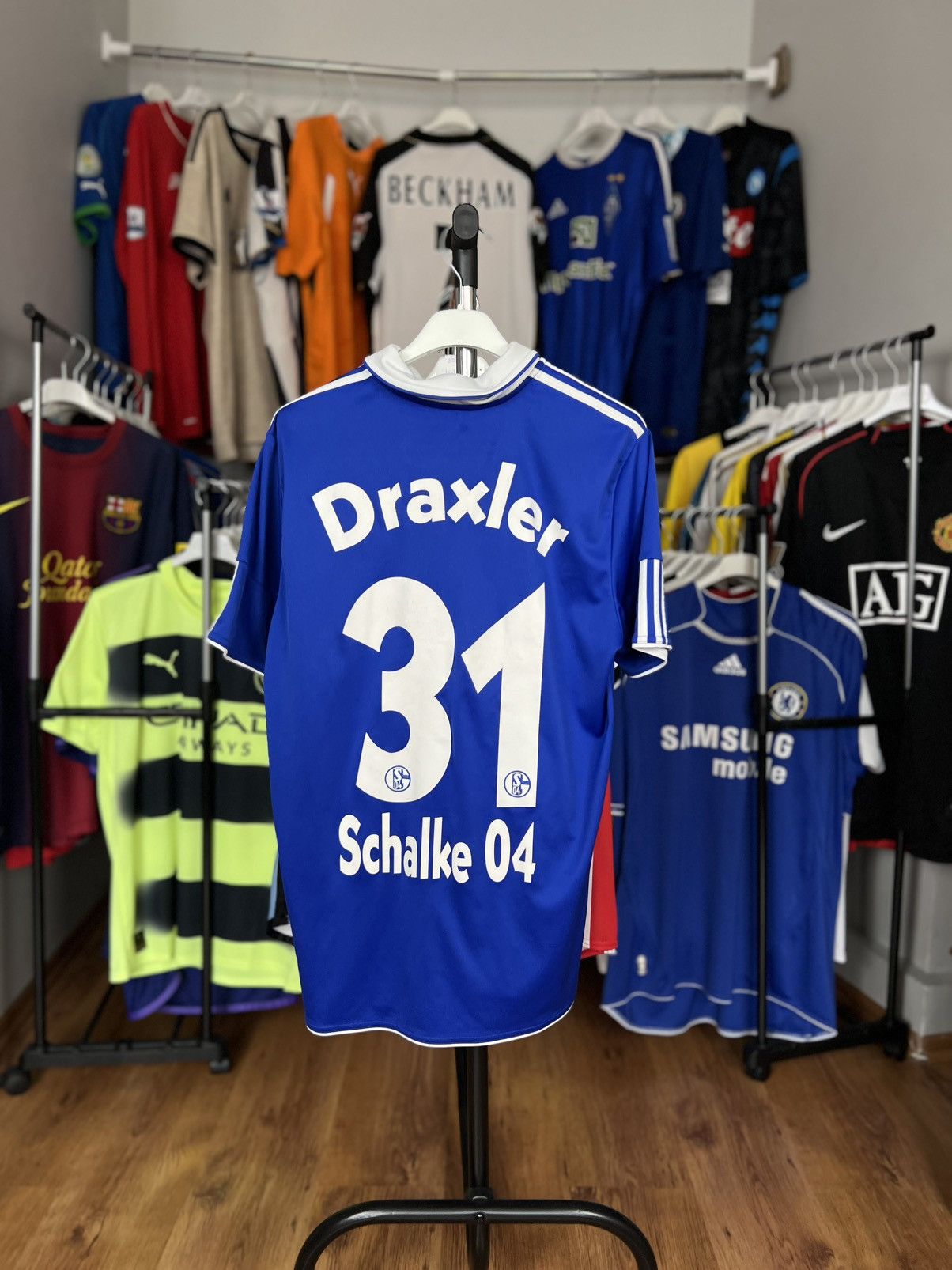 Adidas Soccer Jersey Adidas Schalke 04 2010/11 Draxler #31 Size US M / EU 48-50 / 2 - 1 Thumbnail