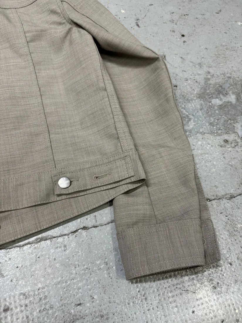Salvatore Ferragamo × Vintage Ferragamo Grey Minimalist Trucker Jacket Size US S / EU 44-46 / 1 - 10 Thumbnail