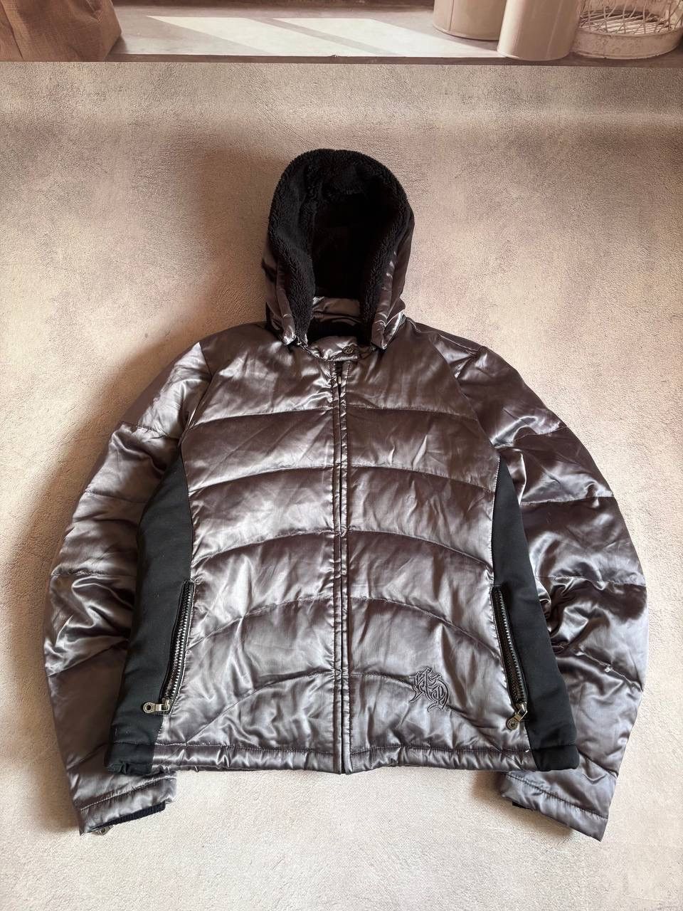 Harley Davidson × Vintage Harley Davidson Vintage Distressed Moto Bike Down Jacket Size L / US 10 / IT 46 - 3 Thumbnail
