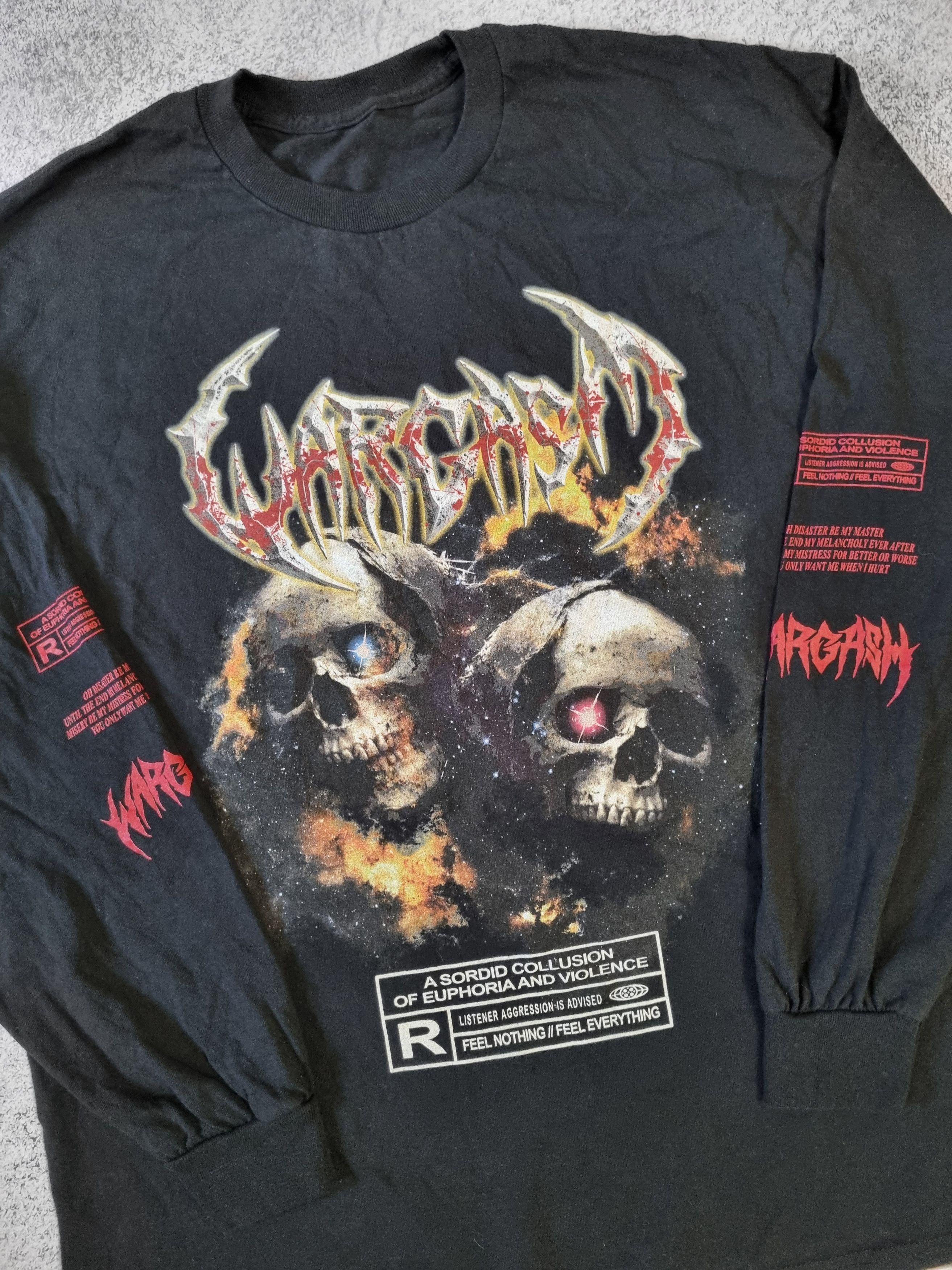 Band Tees × Vintage Wargasm British Band Long Sleeve Size US L / EU 52-54 / 3 - 3 Thumbnail