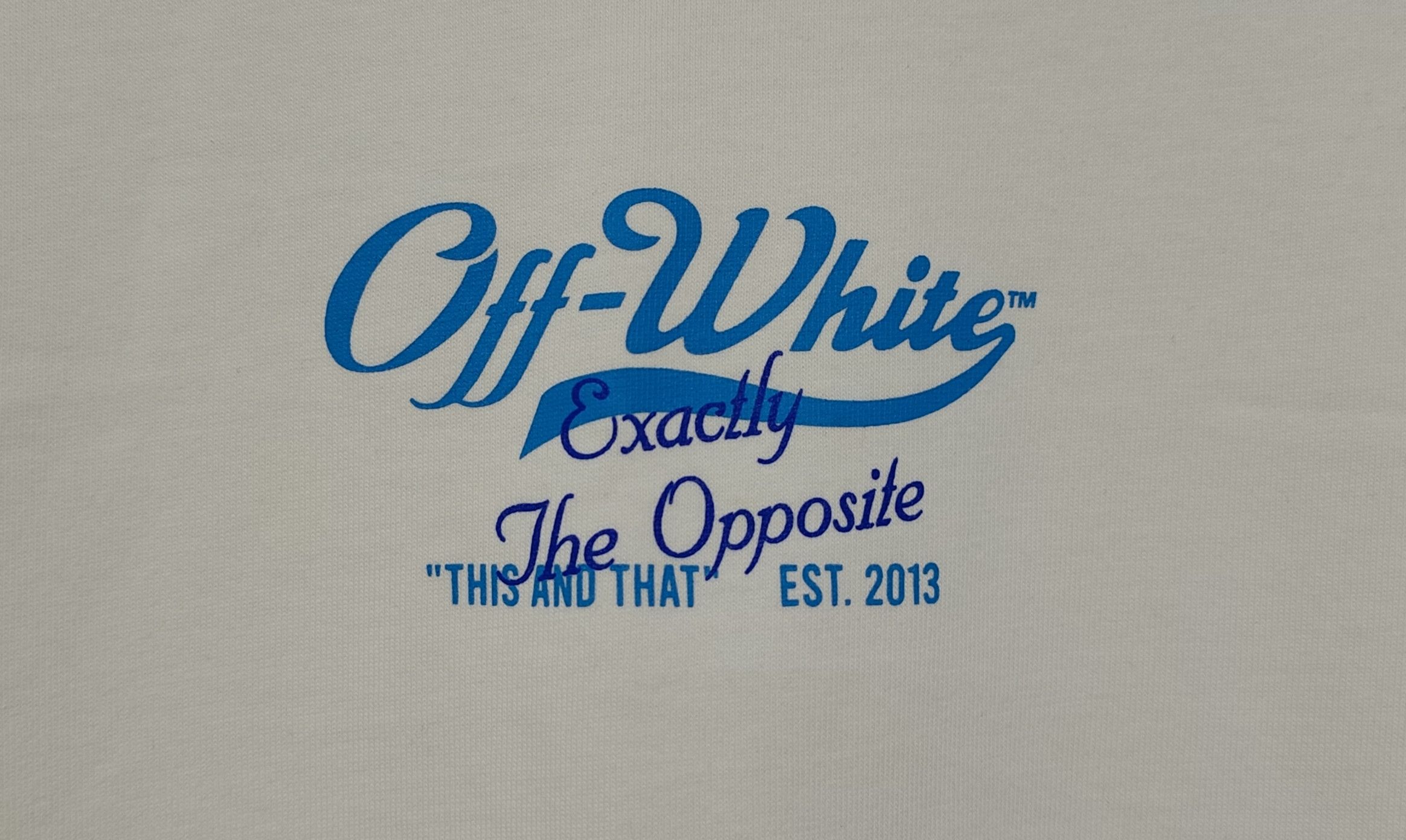 Off-White Off-White "Script Logo Opp Over Skate" Size US L / EU 52-54 / 3 - 2 Thumbnail