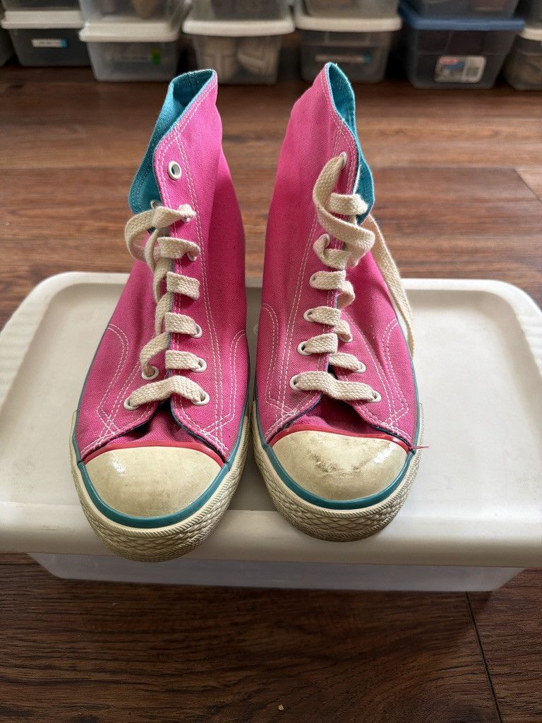 Keds Keds BK4902M Made in Korea – Pink Canvas High-Top Sneakers Size US 7 / IT 37 - 1 Thumbnail