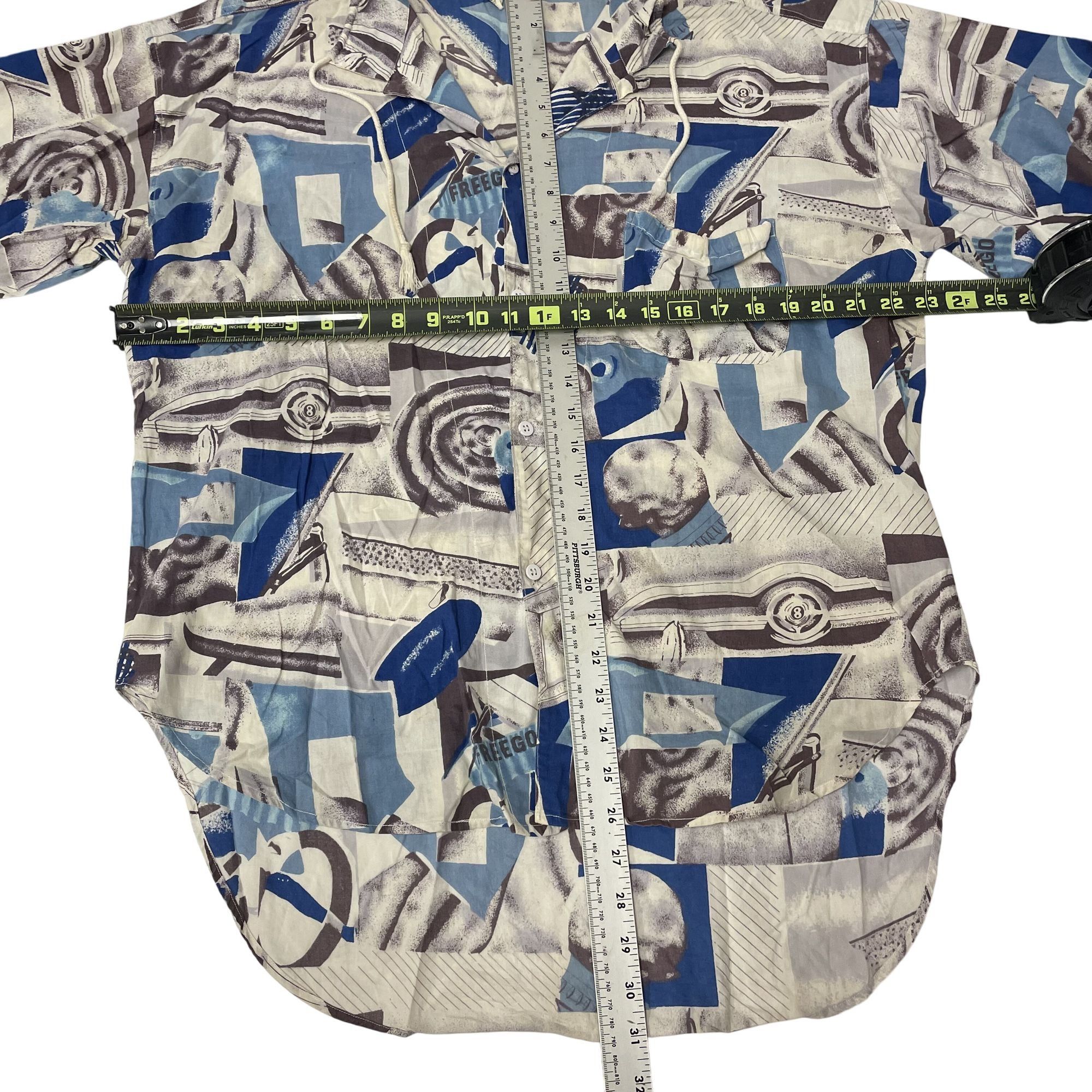 Other Vtg Head Quarter FREEGO ABSTRACT Skater Streetwear Shirt Size US M / EU 48-50 / 2 - 6 Thumbnail