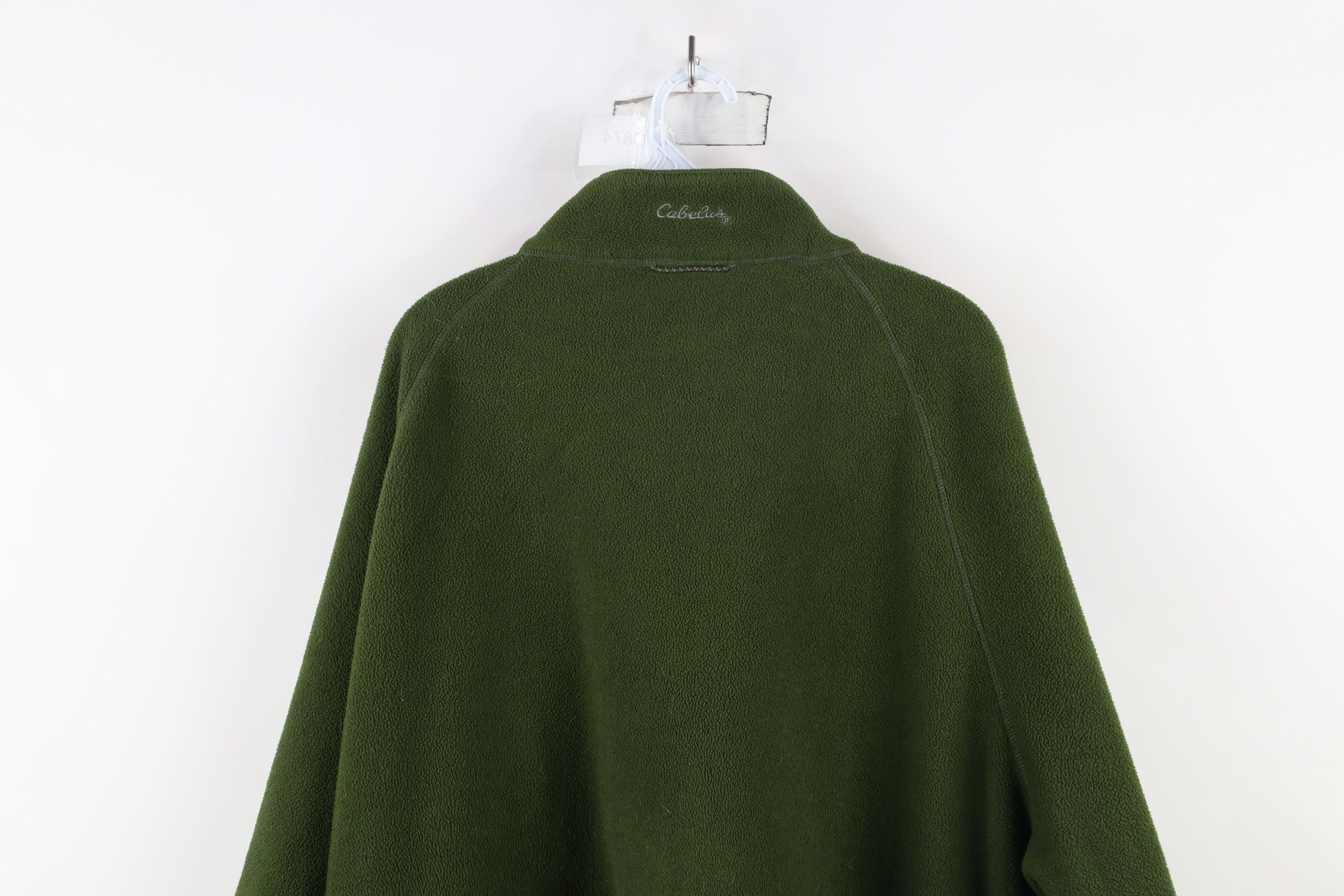Cabelas × Vintage Vintage Cabelas Polartec Fleece Full Zip Jacket Green Size US XXL / EU 58 / 5 - 13 Thumbnail