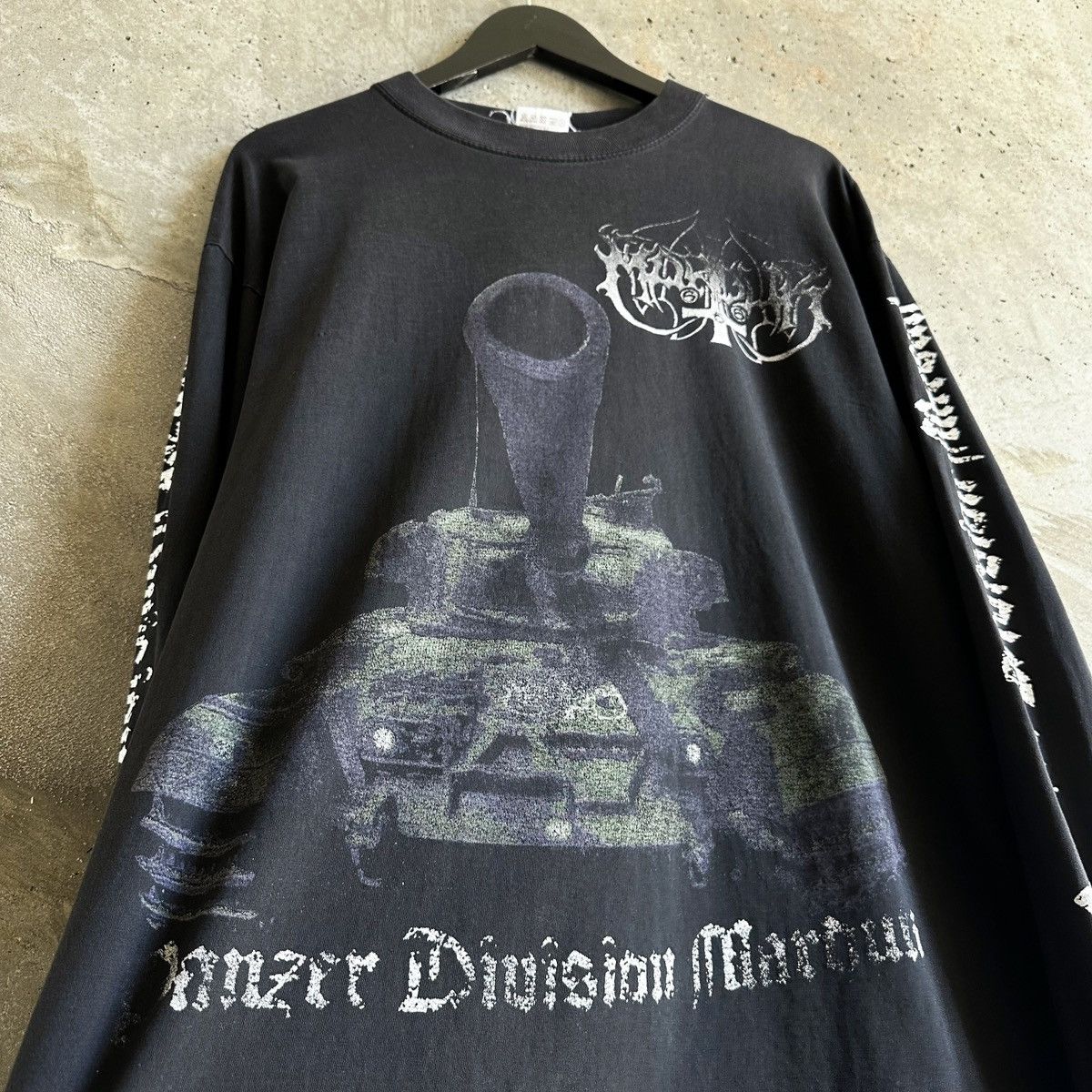Band Tees 90’s MARDUK Panzer Division Tank Longsleeve Shirt Size US XL / EU 56 / 4 - 2 Thumbnail