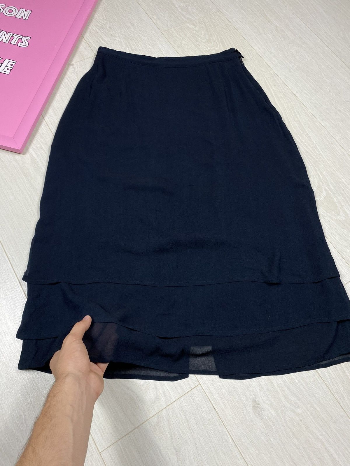 Aspesi × Vintage Aspesi Basic Ruffle Knee length Size 32" / US 10 / IT 46 - 4 Thumbnail