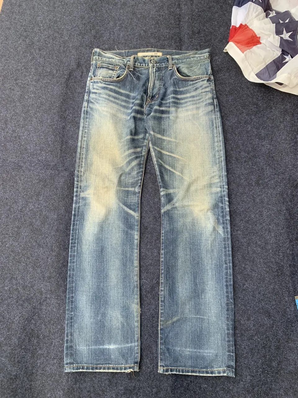 Edwin Edwin exclusive vintage model XV fucking faded. Size US 34 / EU 50 - 1 Thumbnail