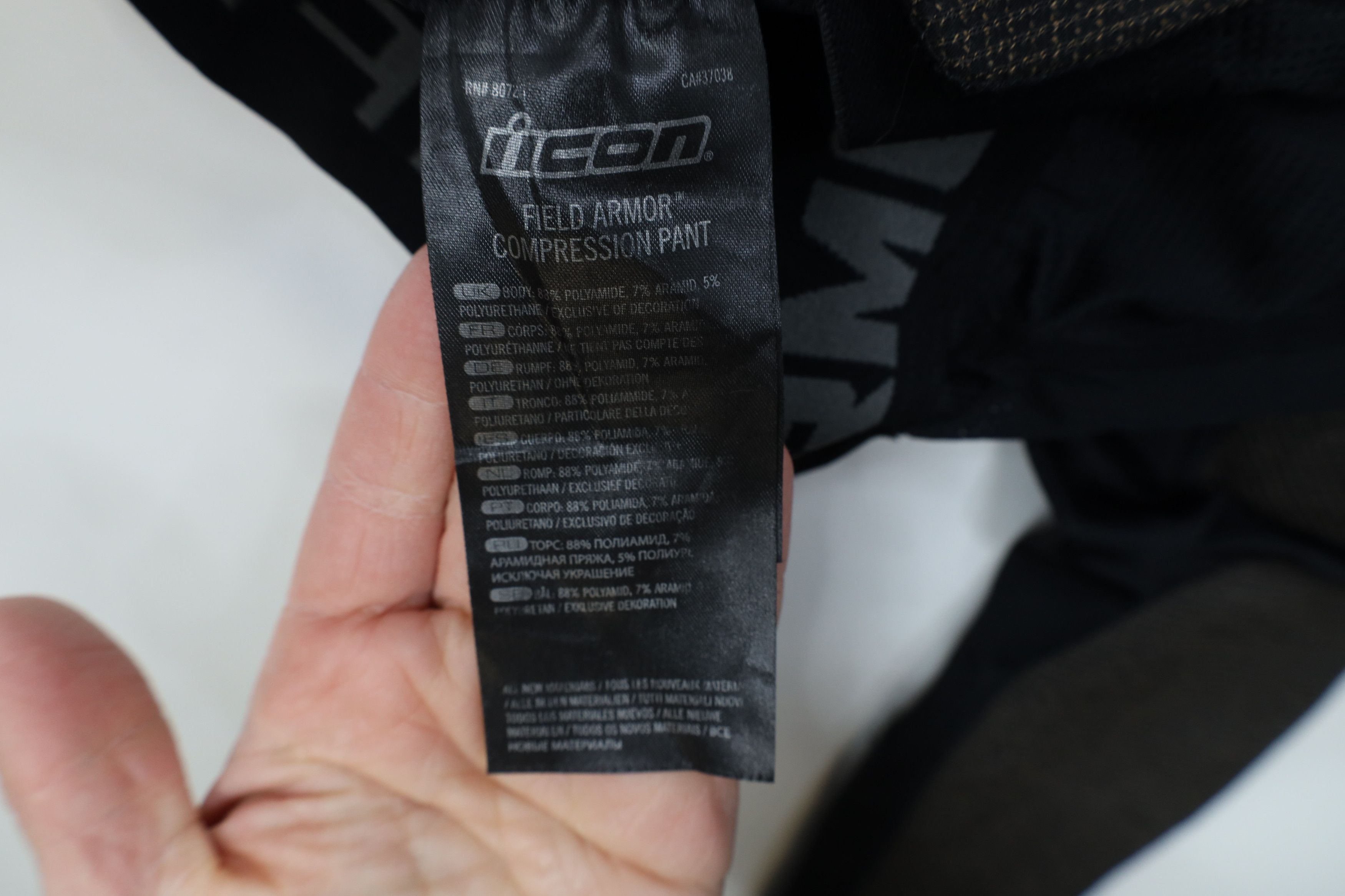 Vintage Icon Racing Armor Padded Motorcycle Racing Compression Pants Size US 36 / EU 52 - 7 Thumbnail