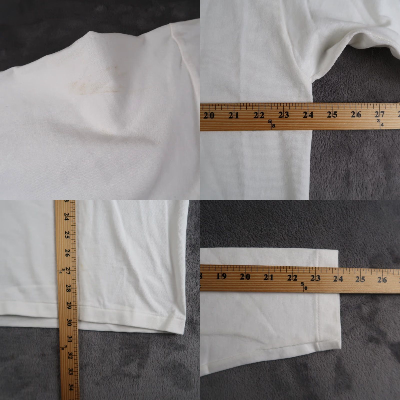 Disney VINTAGE Disney T-Shirt Mens XL White Henley Long Sleeve Mickey Mouse 90s Cartoon Logo Size US XL / EU 56 / 4 - 8 Thumbnail