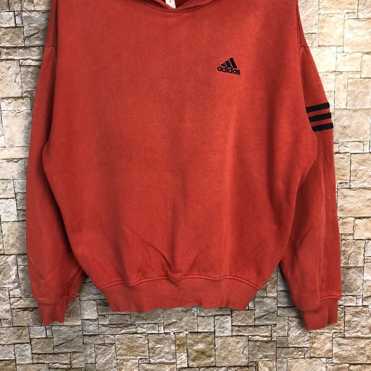 Adidas × Vintage Adidas Red Hoodie sweatshirt #A252 Size US M / EU 48-50 / 2 - 3 Thumbnail