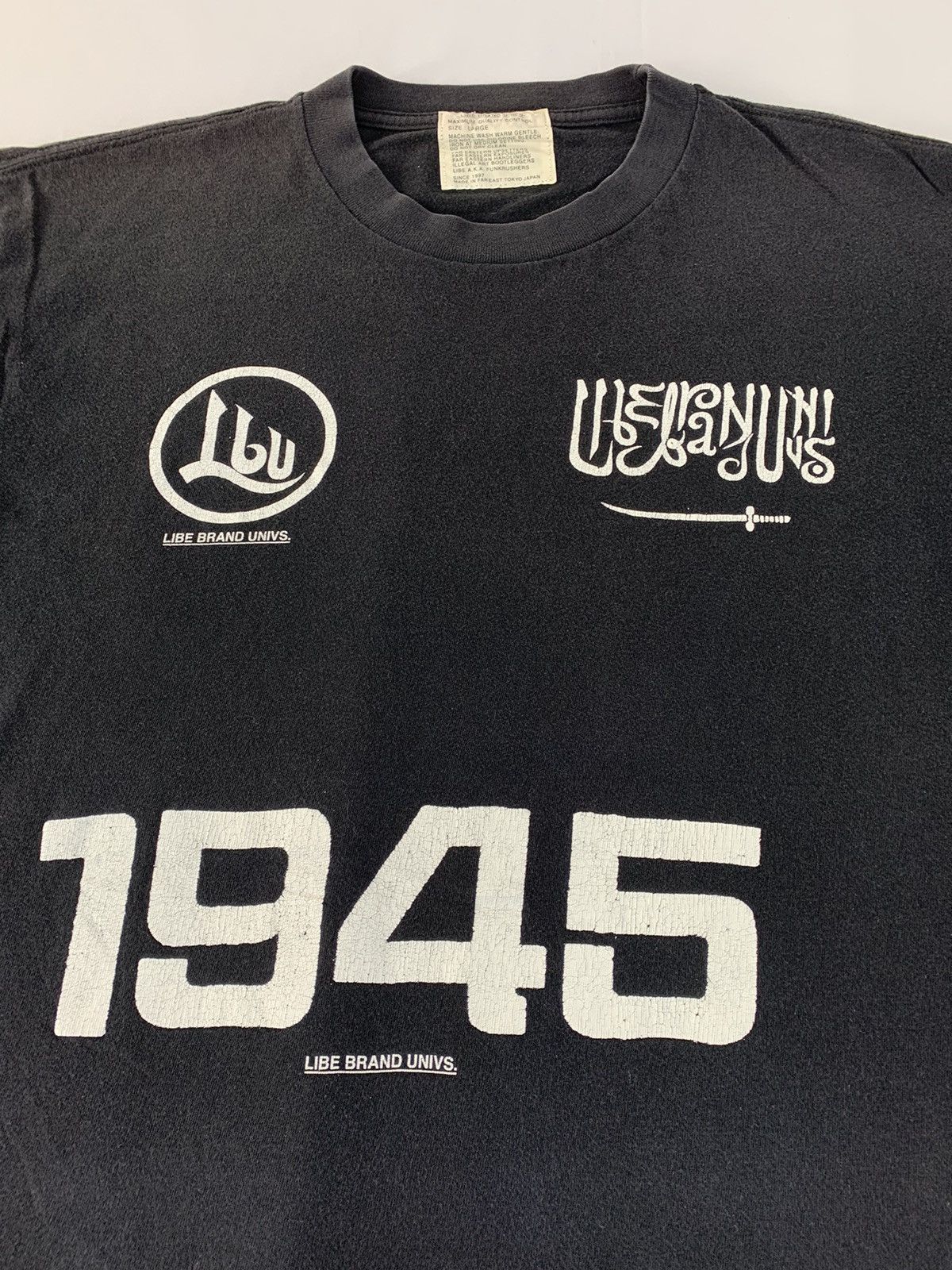 Japanese Brand Libe Brand Universal Funkrusher Tokyo Japan Crewneck Tee Size US L / EU 52-54 / 3 - 4 Thumbnail