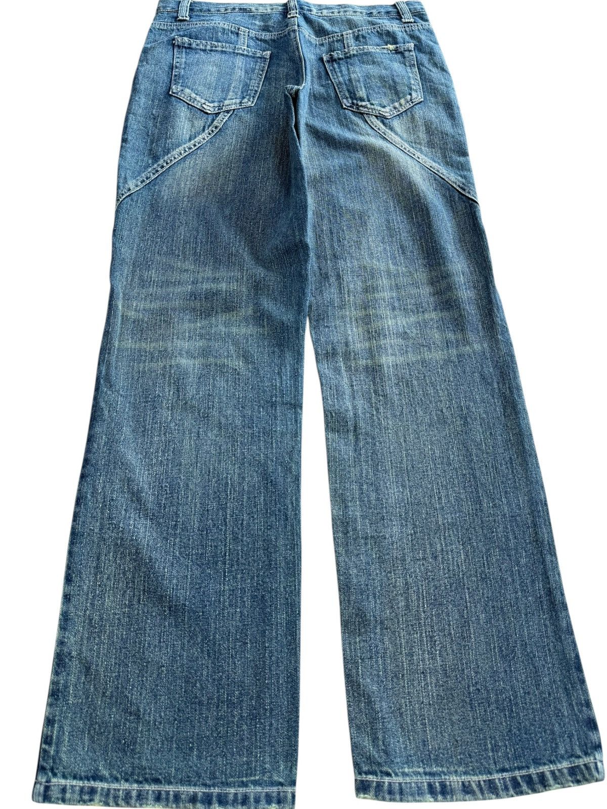 In The Attic In The Attic Multipocket Grunge Distreesed Loose Jeans Size US 35 - 6 Thumbnail