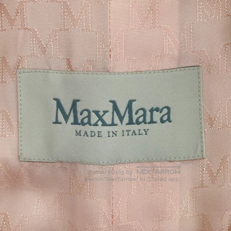 Max Mara Max Mara Pink Wool Lapel Double Breasted Coat Size XS / US 0-2 / IT 36-38 - 6 Thumbnail