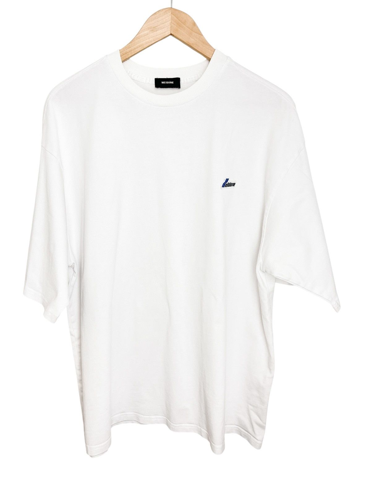 WE11DONE We11done White Wapen Logo T-shirt. Size US L / EU 52-54 / 3 - 1 Thumbnail