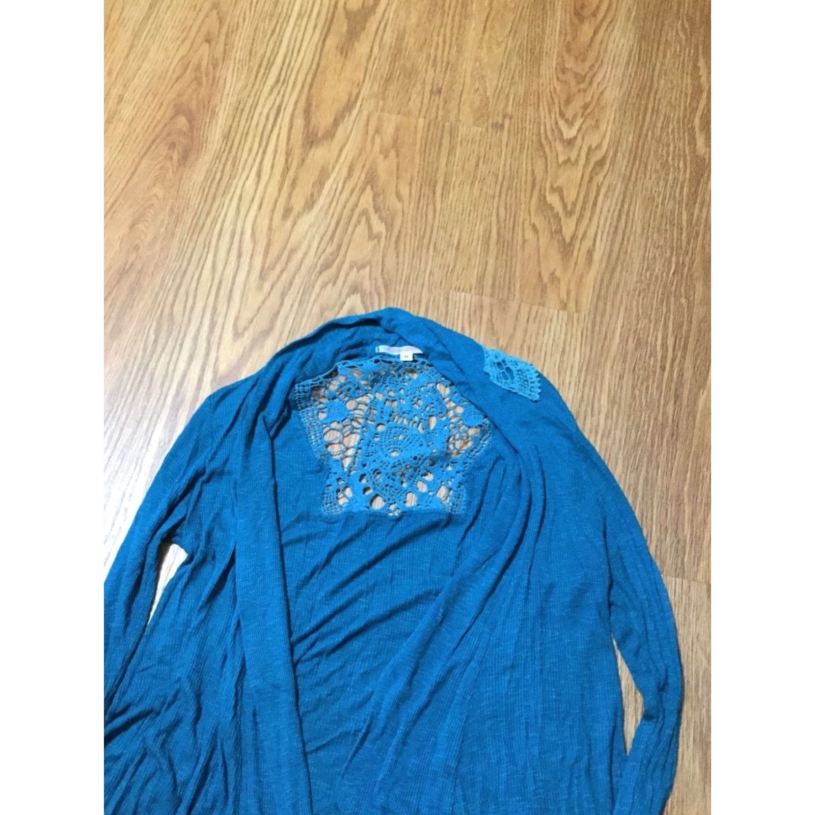 Altea VINTAGE Julie's Closet Maternity Cardigan Open-Front Teal Medium Women’s Size M / US 6-8 / IT 42-44 - 2 Thumbnail