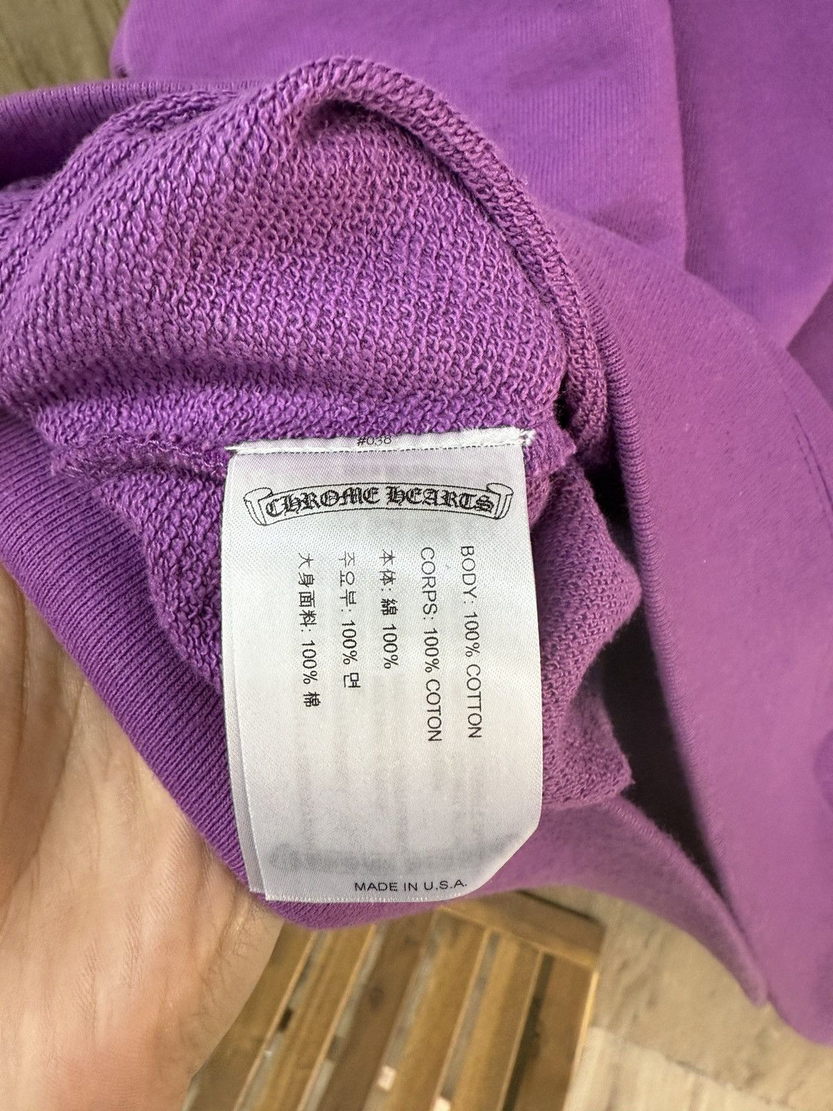 Chrome Hearts Chrome Hearts Purple Matty Boy Crewneck Size US S / EU 44-46 / 1 - 11 Thumbnail