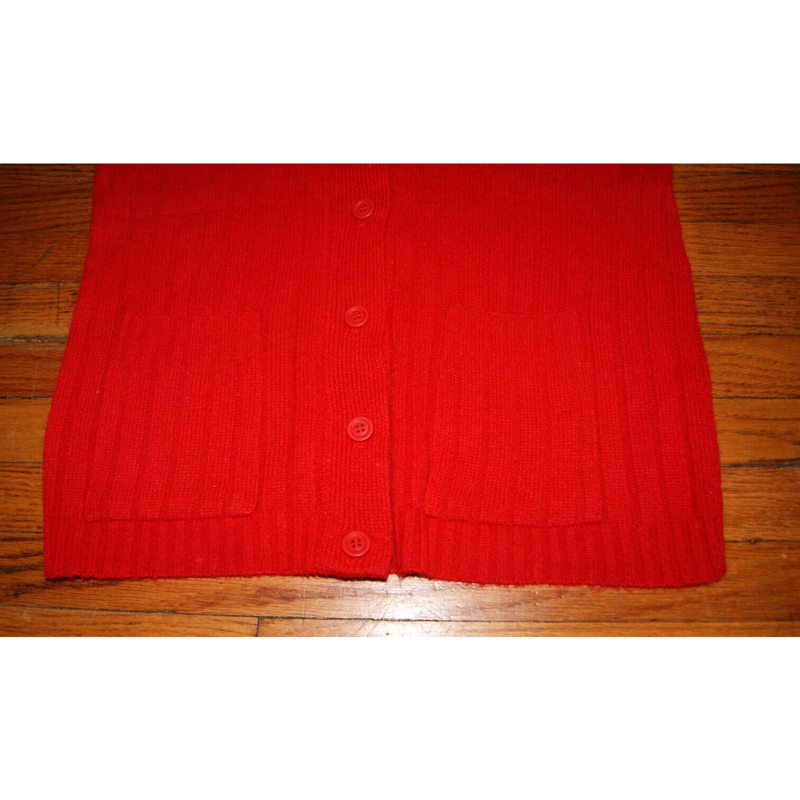 Other VTG Sweetree Red Cardigan Sweater Vest Pockets Womens M USA Size M / US 6-8 / IT 42-44 - 3 Thumbnail