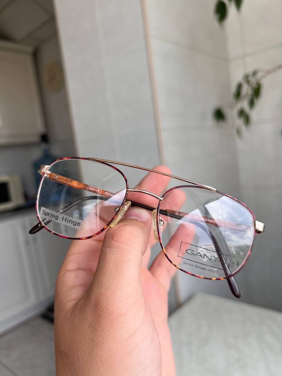 Gant Gant Vintage Metal Eyeglasses Brown Frame Logo Retro 80s/90s Size ONE SIZE - 3 Thumbnail