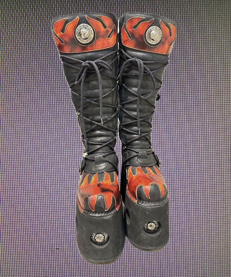 New Rock 1/1 New Rock Neptuno flame boots Size US 9.5 / EU 42-43 - 1 Thumbnail