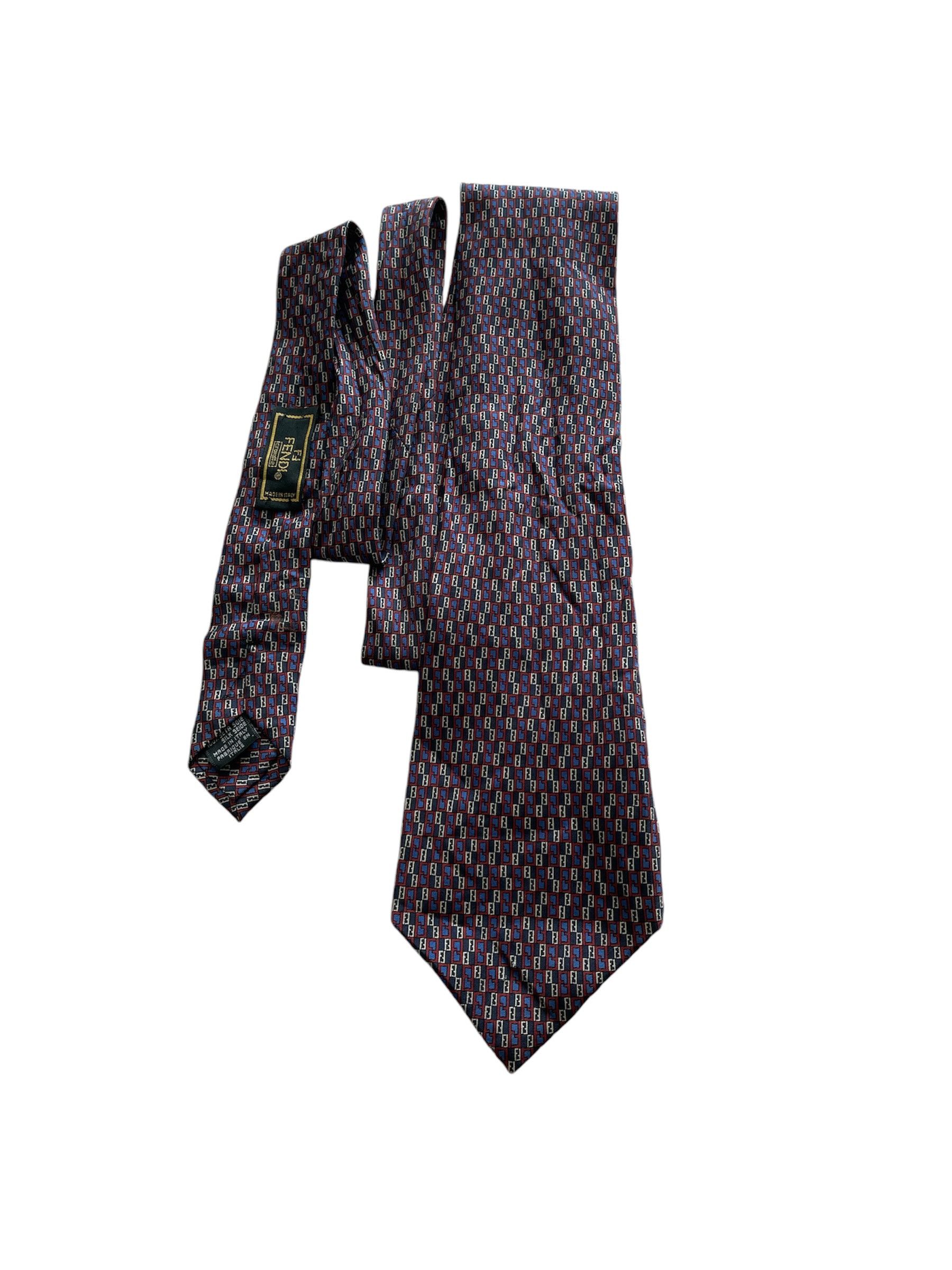 Designer × Fendi Fendi Cravatte Neck Tie Size ONE SIZE - 1 Thumbnail