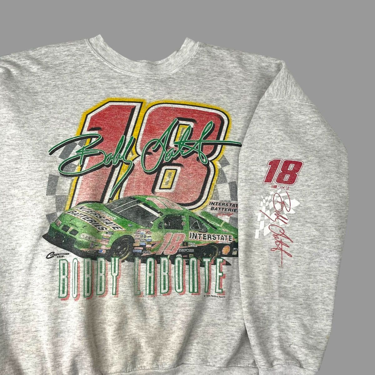 NASCAR × Vintage Vintage 1998 Bobby labonte nascar sweatshirt Size US XL / EU 56 / 4 - 2 Thumbnail