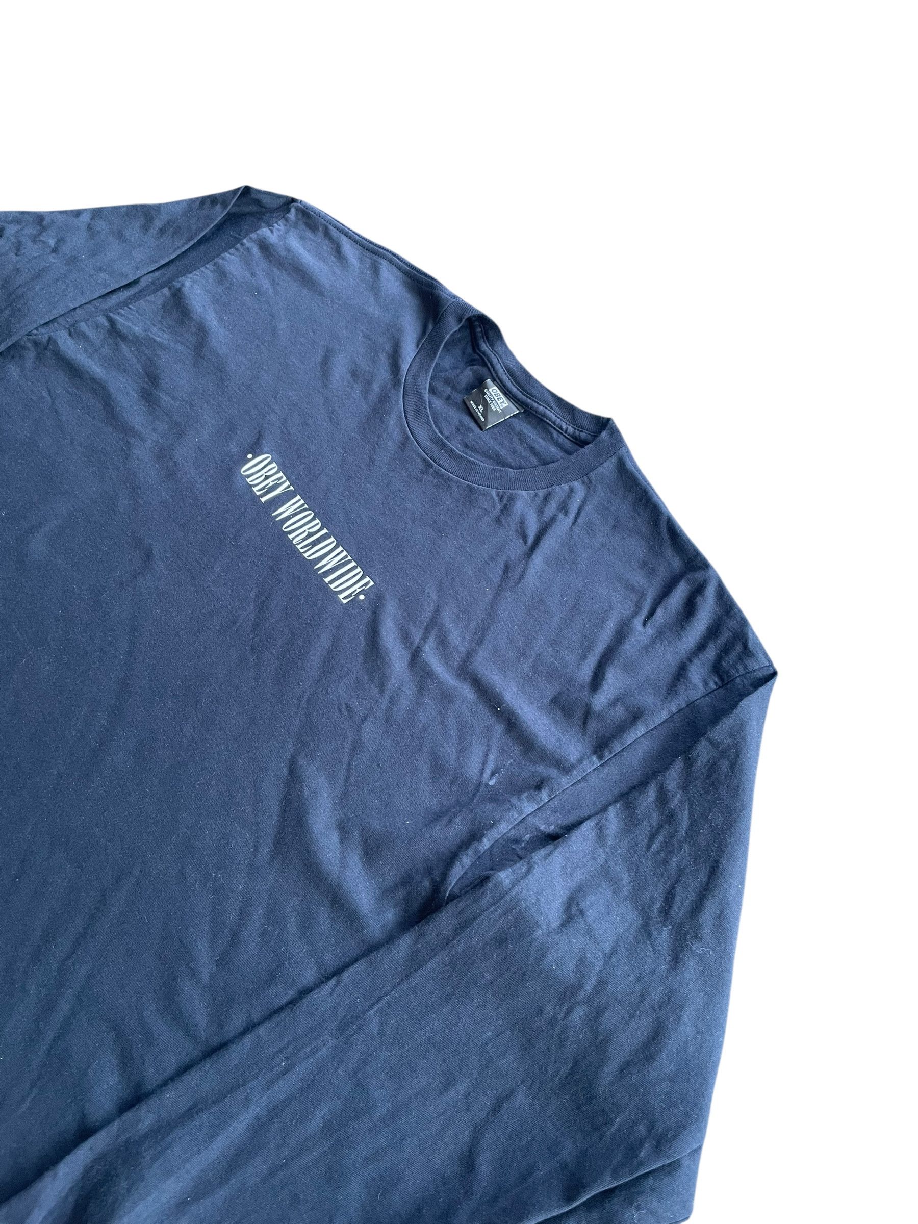 Obey Obey Worldwide Long Sleave Size US XL / EU 56 / 4 - 3 Thumbnail