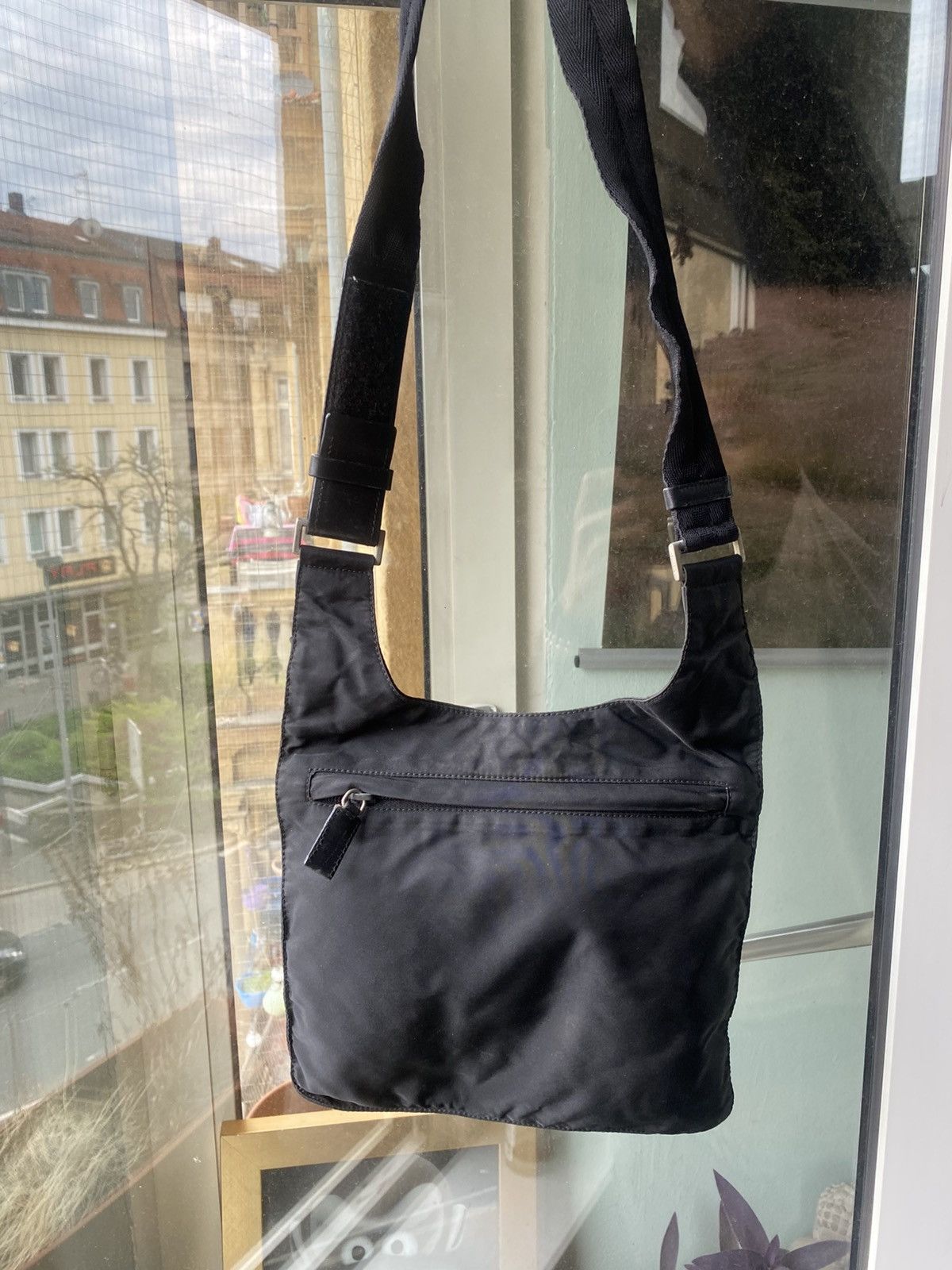 Prada Prada Black Nylon Shoulder Bag Size ONE SIZE - 3 Thumbnail