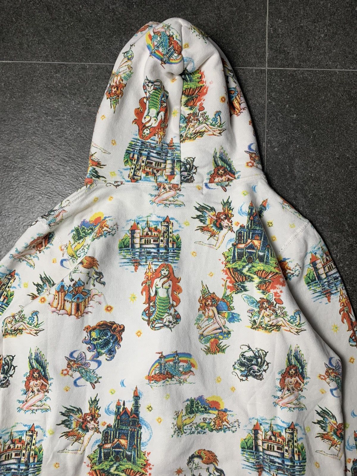 Hysteric Glamour 2000s Hysteric Glamour Nude Mermaid & Fairy Long Zip Hoodie Size US S / EU 44-46 / 1 - 12 Thumbnail