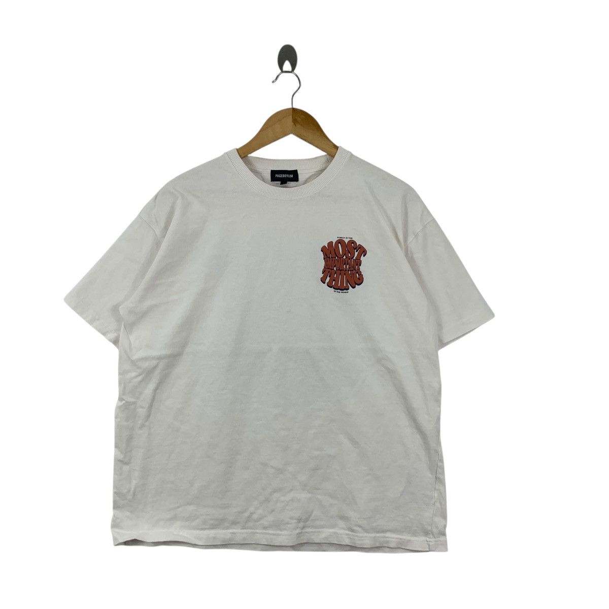 Other PAGEBOYLIM JAPAN Family Most Important Baggy Tee Shirt Top Size M / US 6-8 / IT 42-44 - 4 Thumbnail