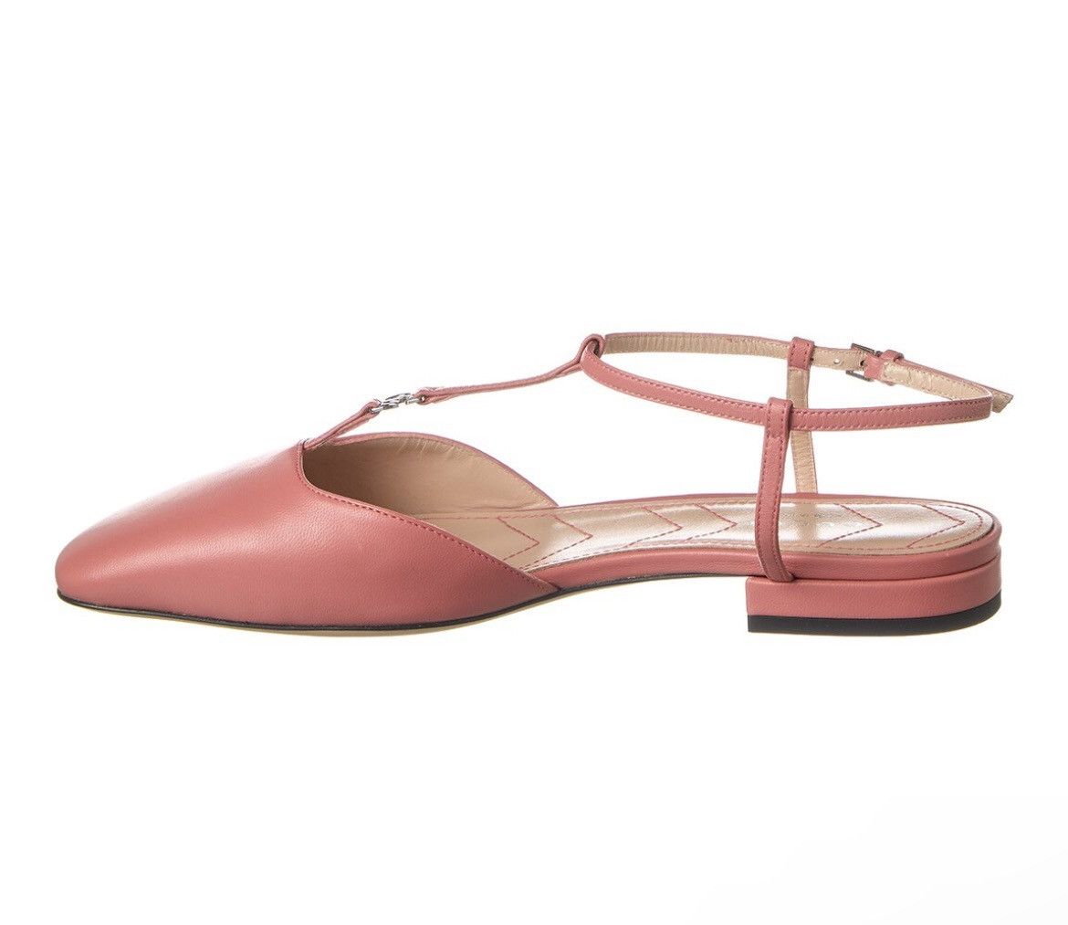 Gucci Gucci Double G Leather T-Strap ballerinas Ballet Flat Size US 8.5 / IT 38.5 - 3 Thumbnail