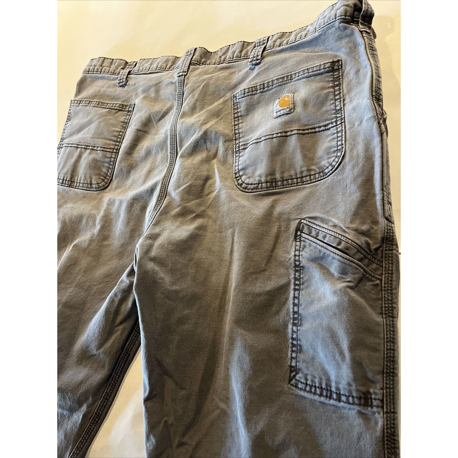 Carhartt Carhartt Men’s 42x33 Canvas Carpenter Workwear Gray Outdoor Size US 42 / EU 58 - 13 Thumbnail
