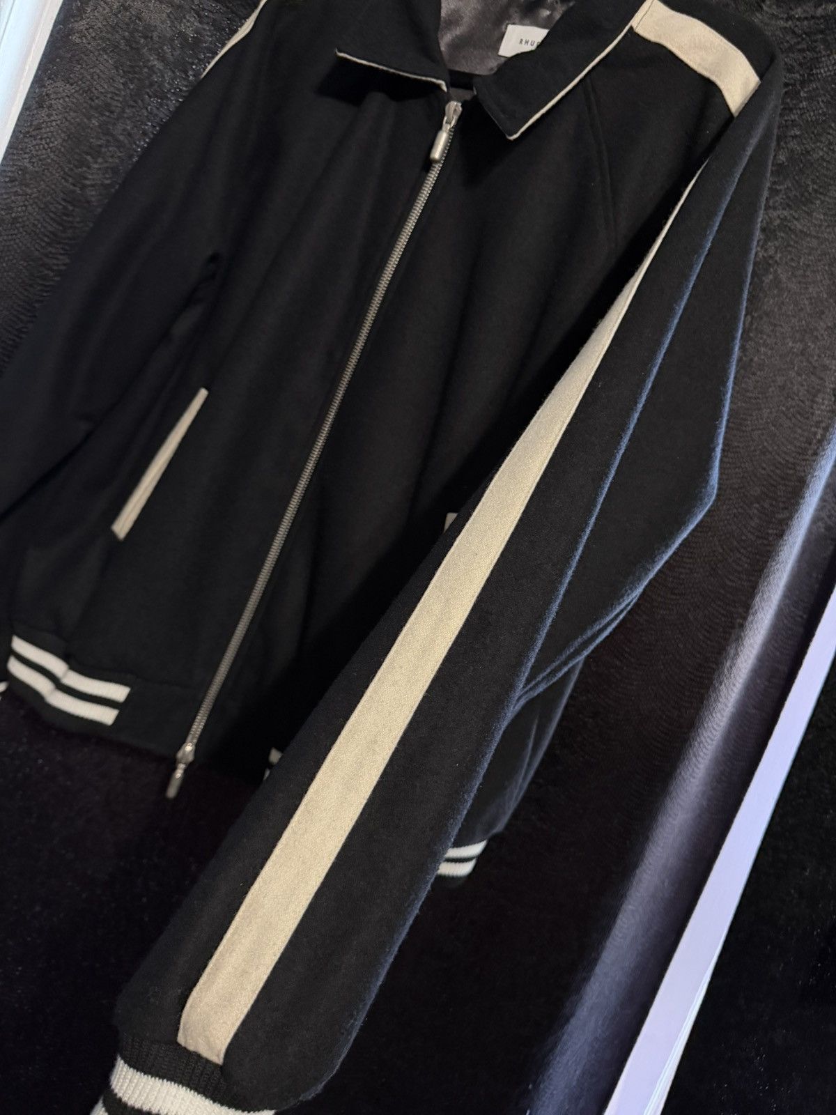Rhude Rhude Boys Signature Varsity Jacket Size US L / EU 52-54 / 3 - 3 Thumbnail