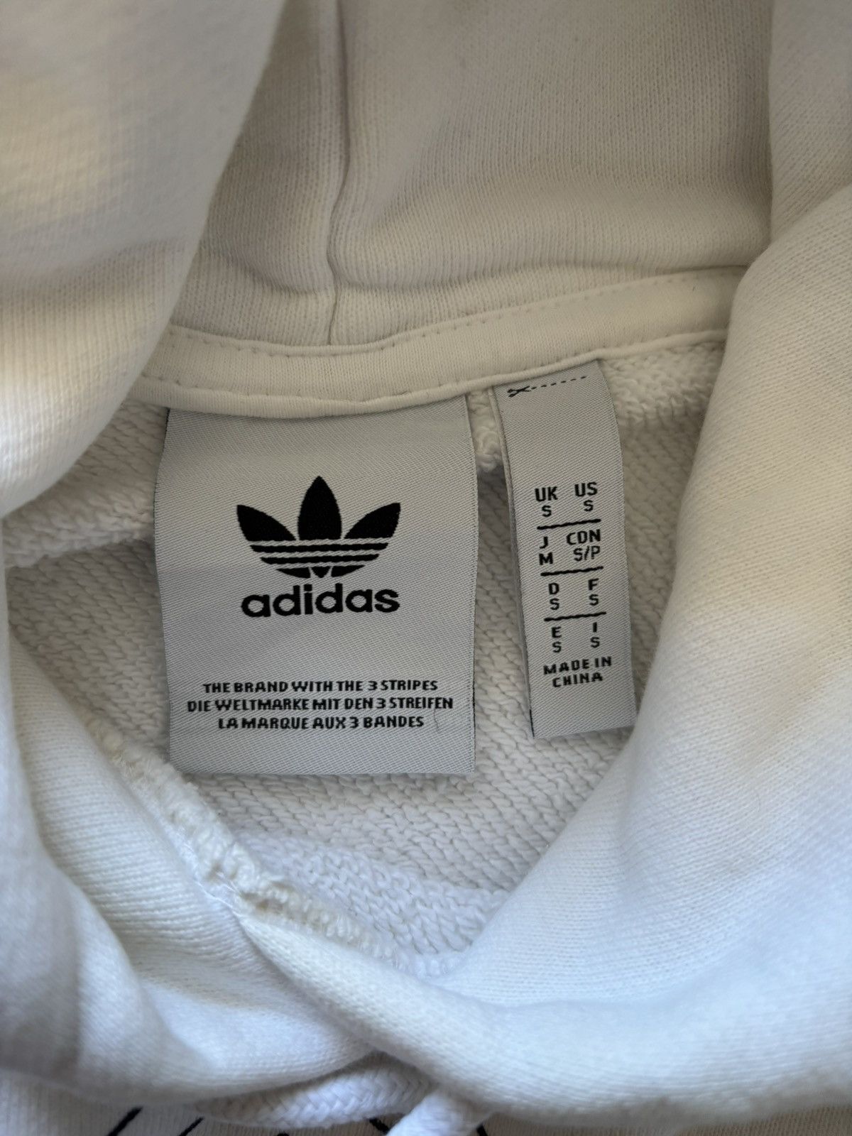 Adidas BRAND NEW Adidas White Pullover Hoodie Size US S / EU 44-46 / 1 - 3 Thumbnail