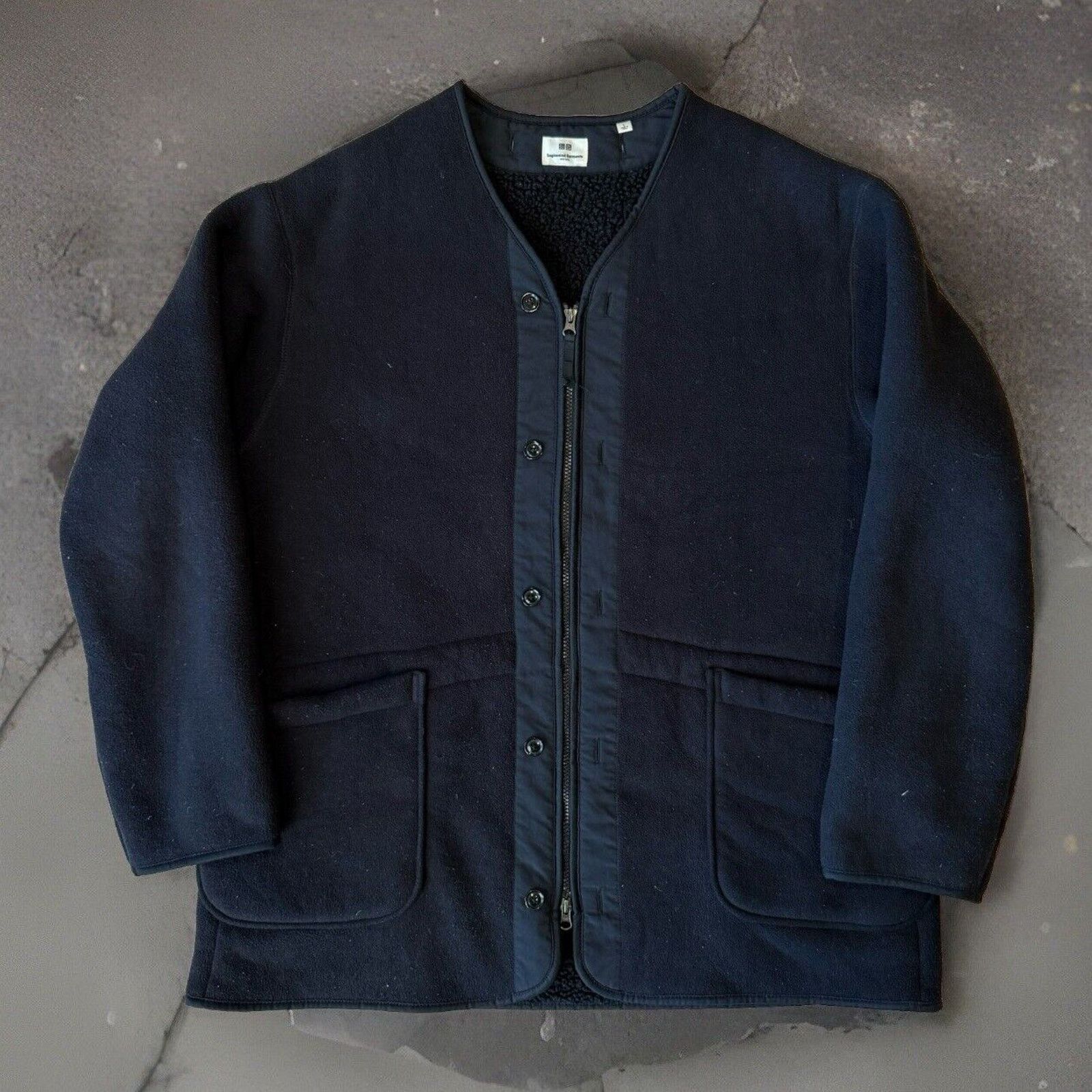 Uniqlo Uniqlo Engineered Garments Jacket L Black Full Zip Outerwear Size US L / EU 52-54 / 3 - 1 Thumbnail
