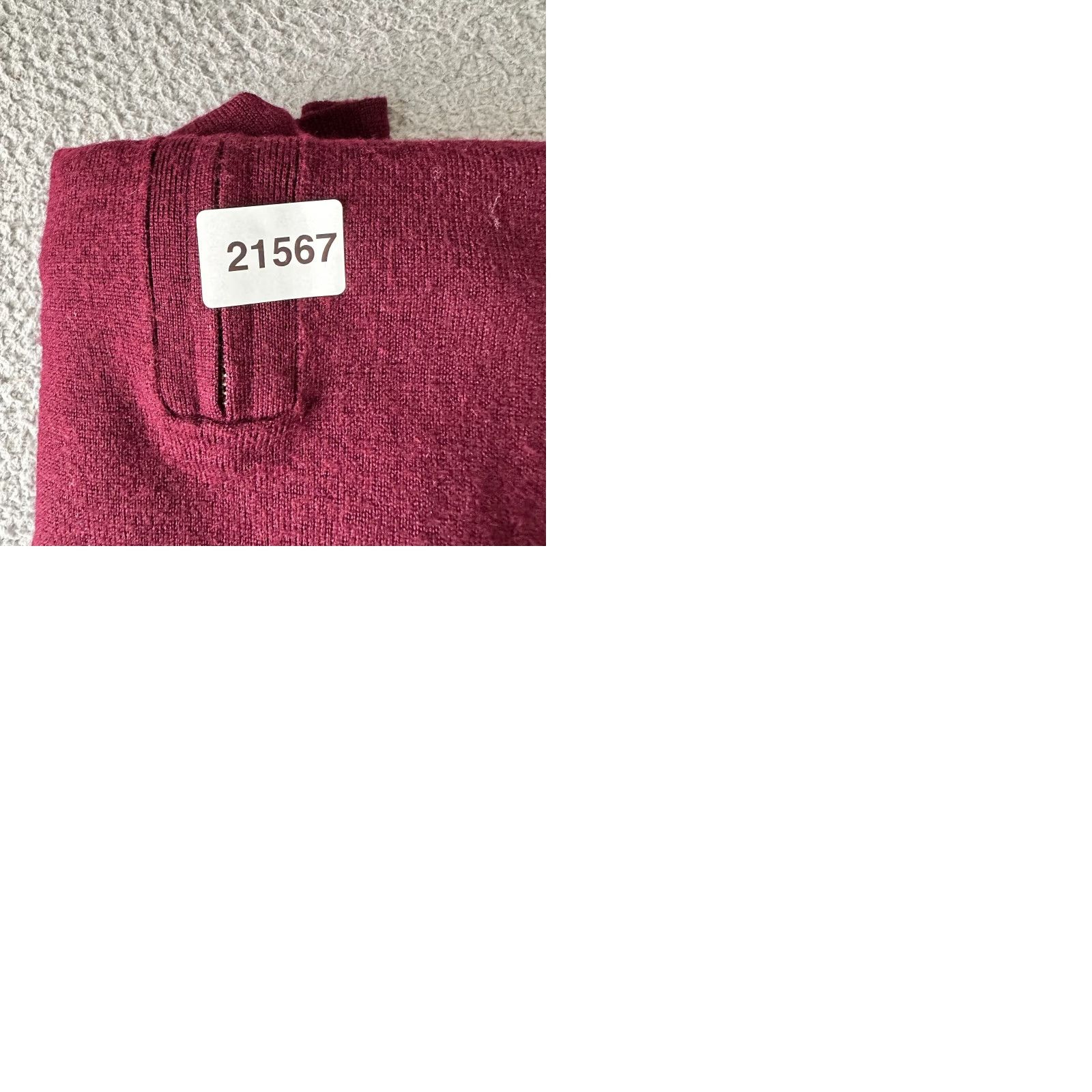Club Room Club Room Sweater Adult Large Red Wool Knit 1/4 Zip Cranberry Pullover Mens Shirt Size US L / EU 52-54 / 3 - 9 Thumbnail