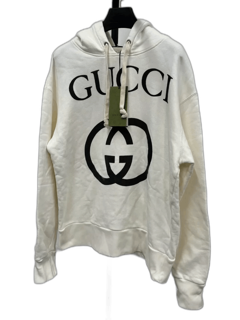 Gucci GUCCI Logo Print Hooded Sweatshirt for Men Size US XS / EU 42 / 0 - 1 Thumbnail