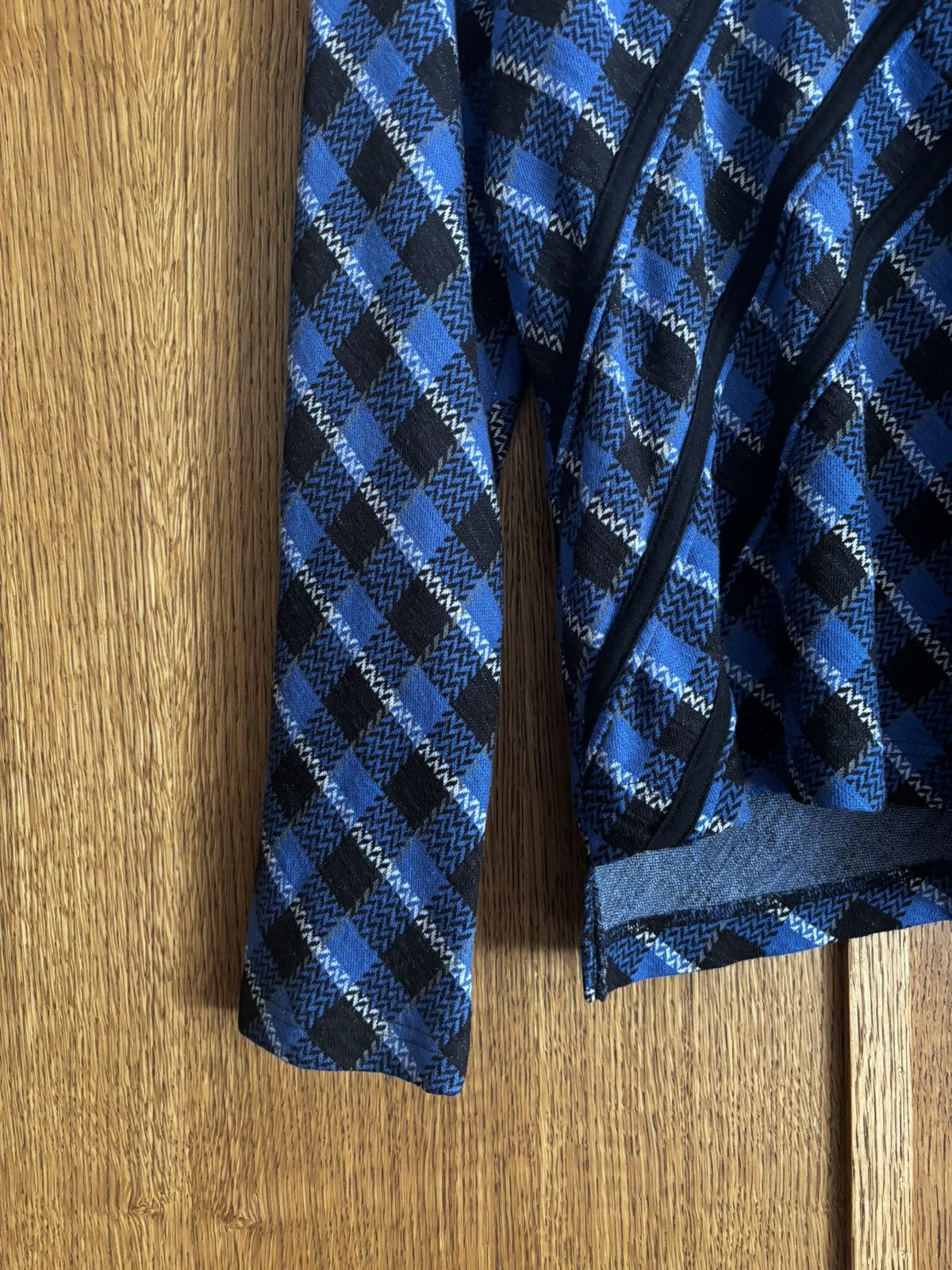 Comme des Garcons COMME DES GARCON HOMME PLUS EVERGREEN CHECK KNIT Size US M / EU 48-50 / 2 - 3 Thumbnail