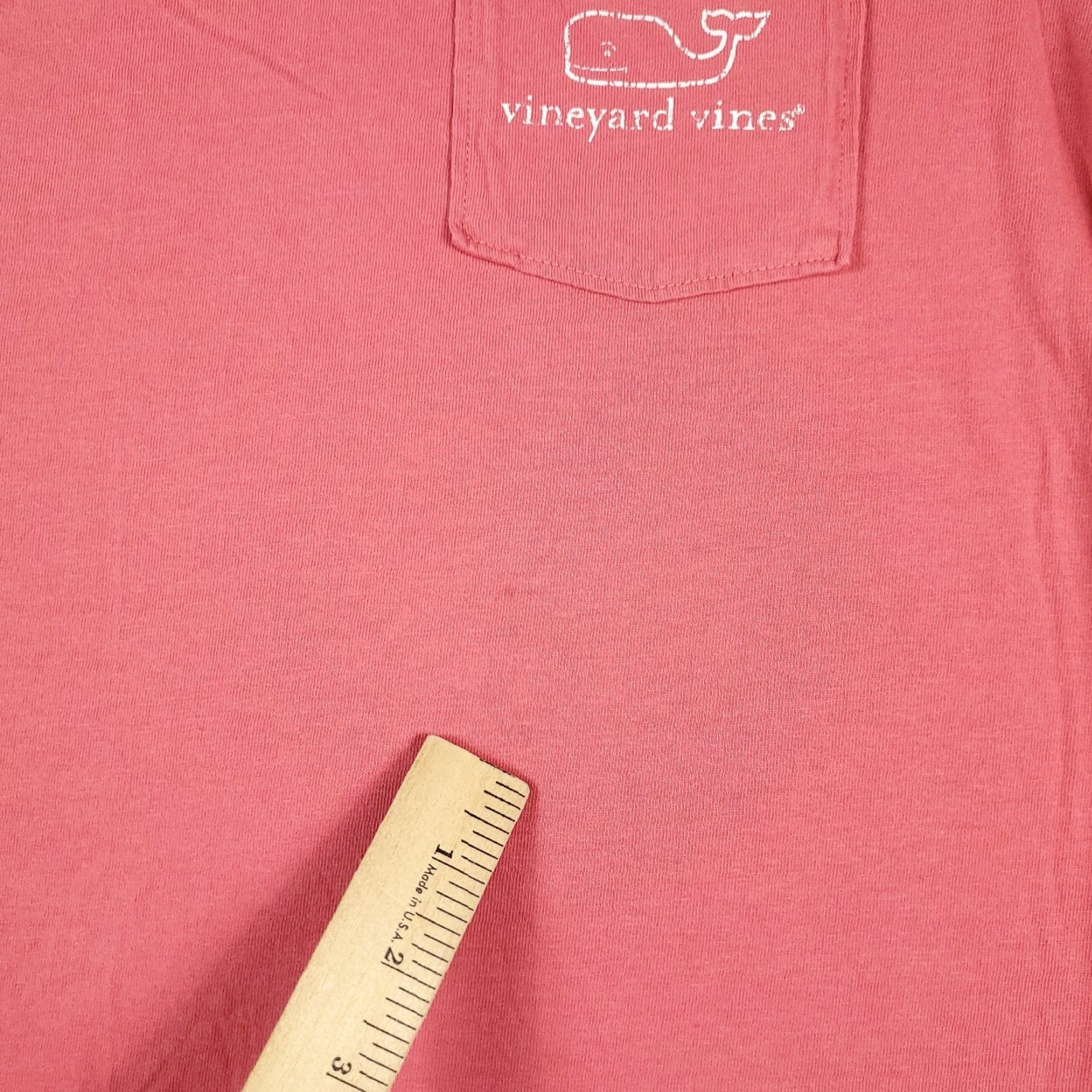 Vineyard Vines VINEYARD VINES T-Shirt Mens Small Pink Long Sleeve Crew Neck Ski Whale Size US S / EU 44-46 / 1 - 5 Thumbnail